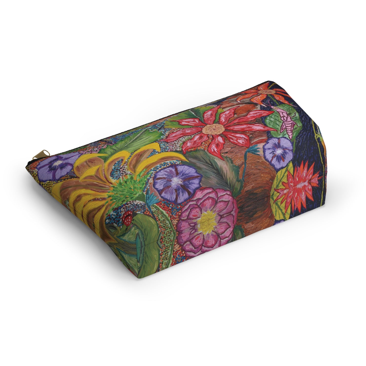 Floral Accessory Pouch