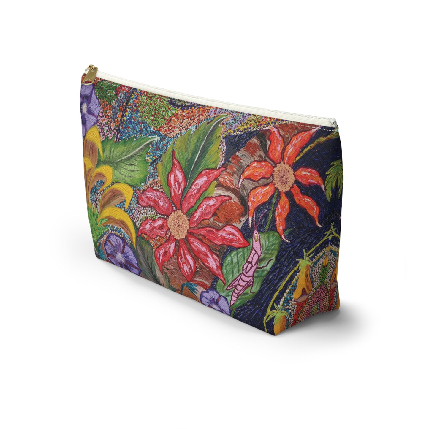 Floral Accessory Pouch