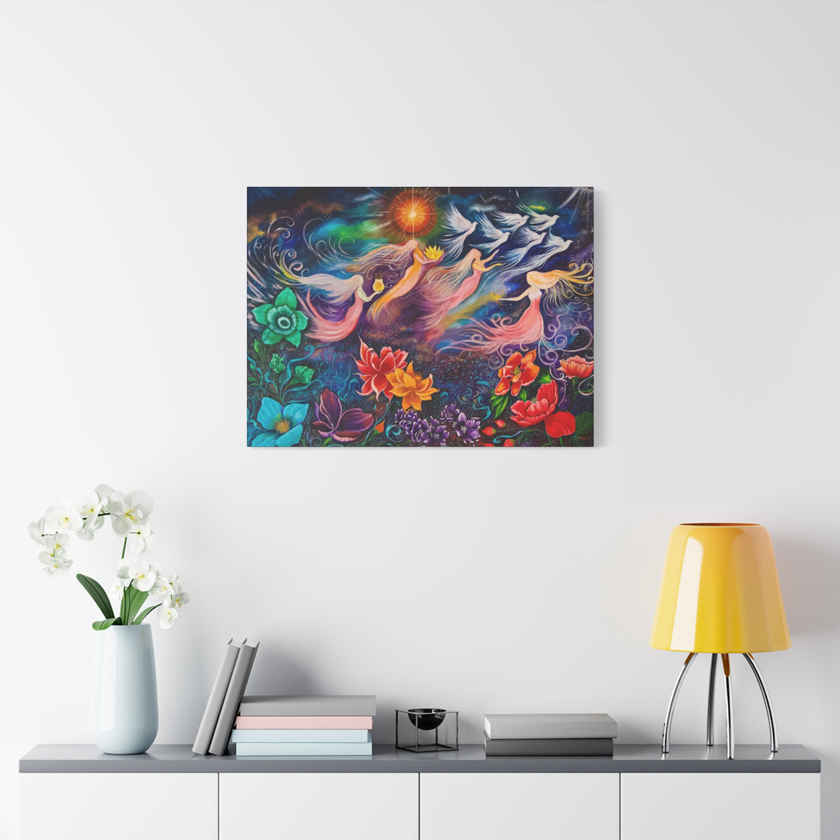Canvas Print — She Who Carries the Sun