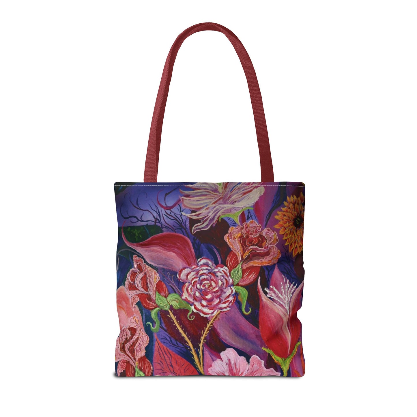 Nighttime Flowers Tote Bag