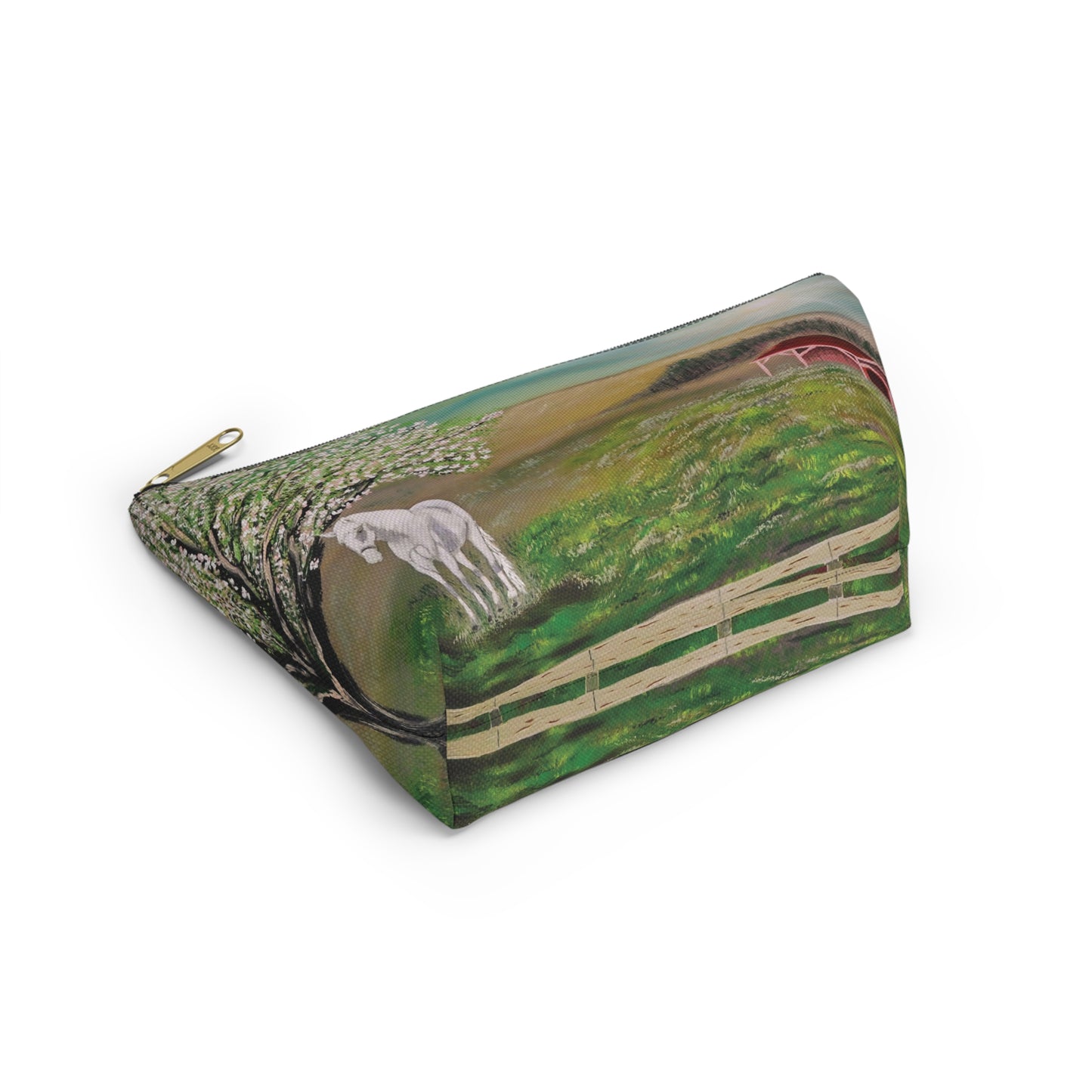 Equestrian-Themed Accessory Pouch
