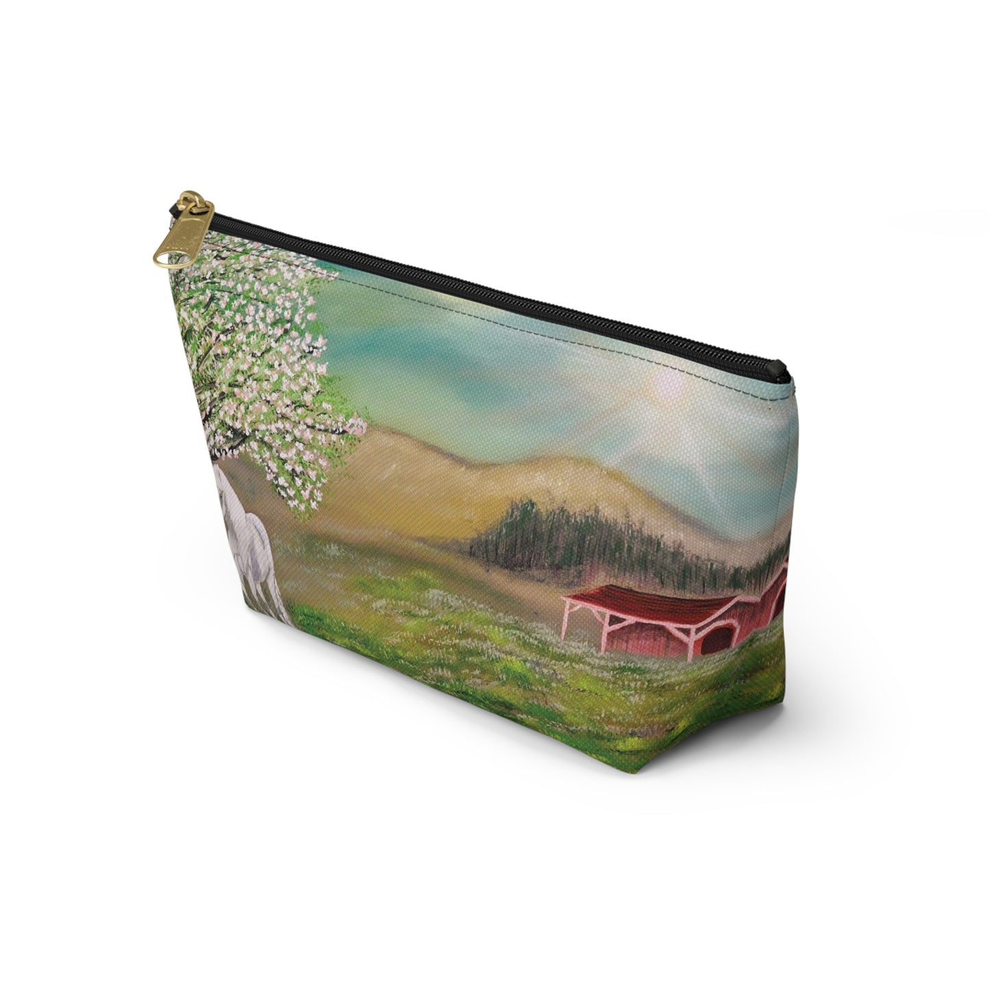 Equestrian-Themed Accessory Pouch