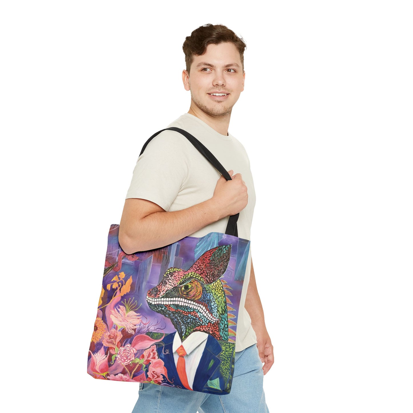 Chameleon's Anxious Heart Tote Bag