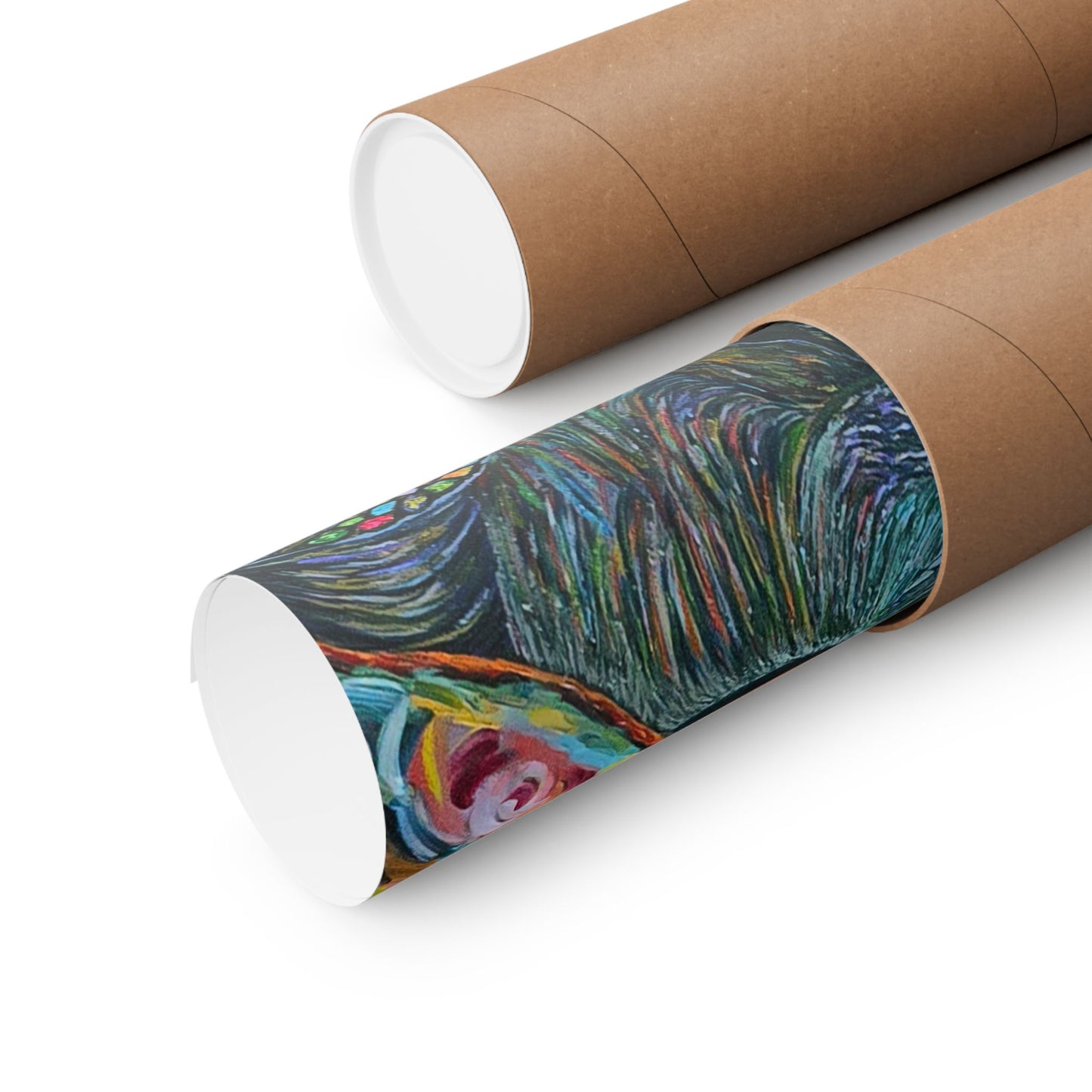 Tropical Turtle Matte Poster