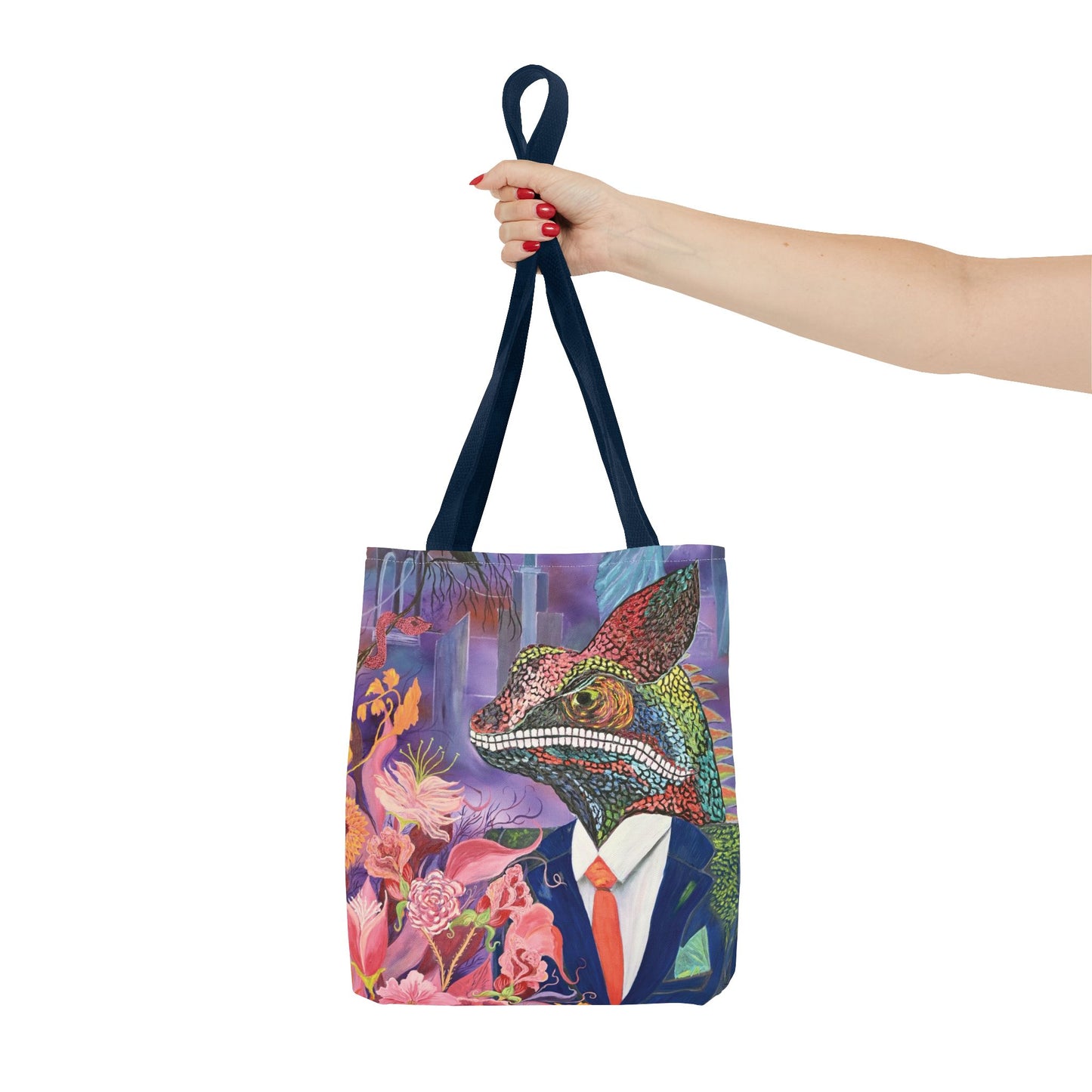 Chameleon's Anxious Heart Tote Bag