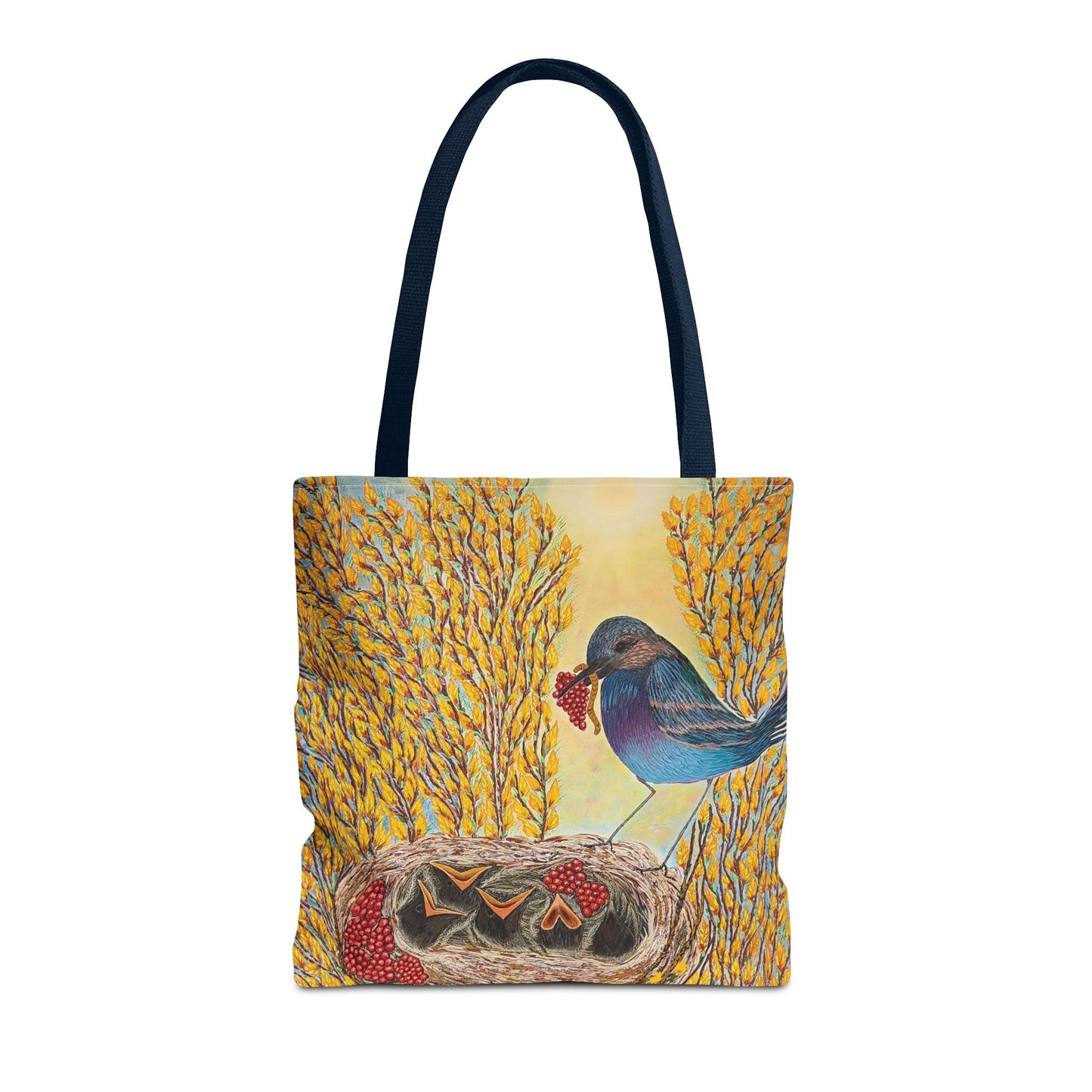 Bird Very Berry Tote Bag