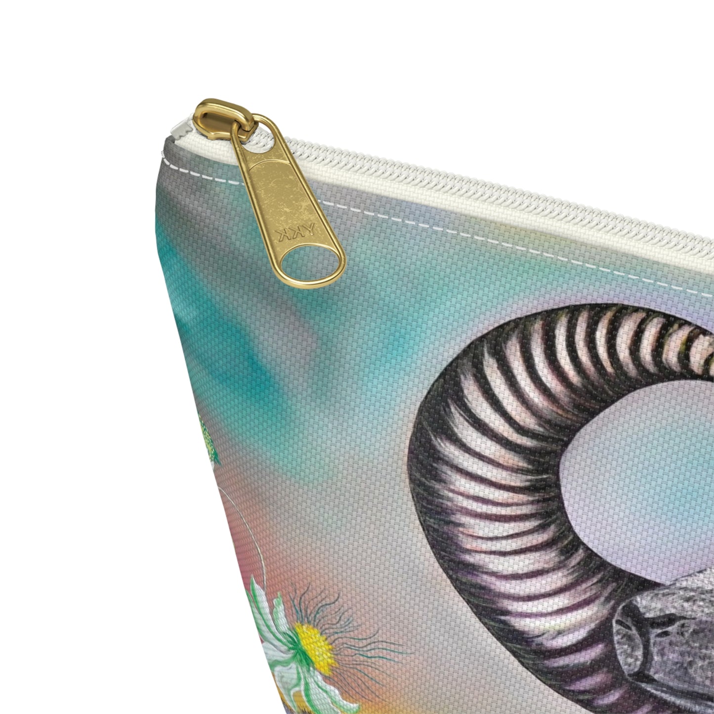 Ram and Butterfly Accessory Pouch