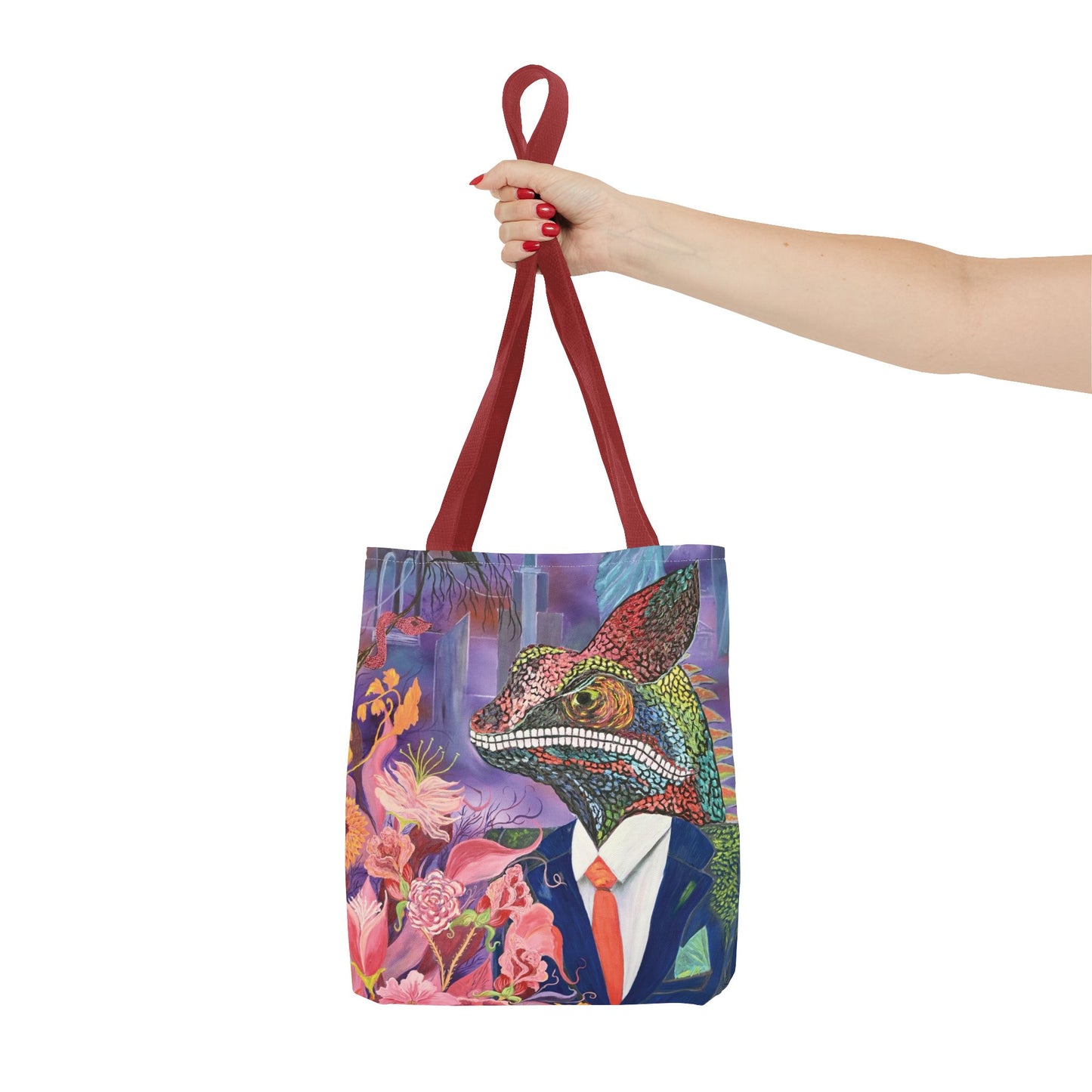 Chameleon's Anxious Heart Tote Bag