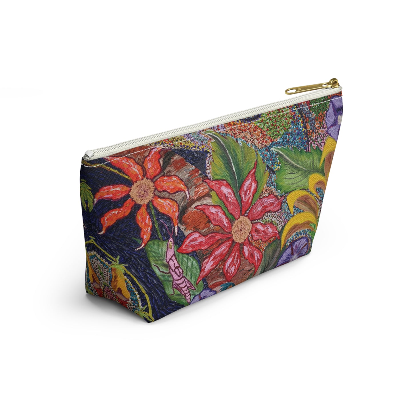 Floral Accessory Pouch