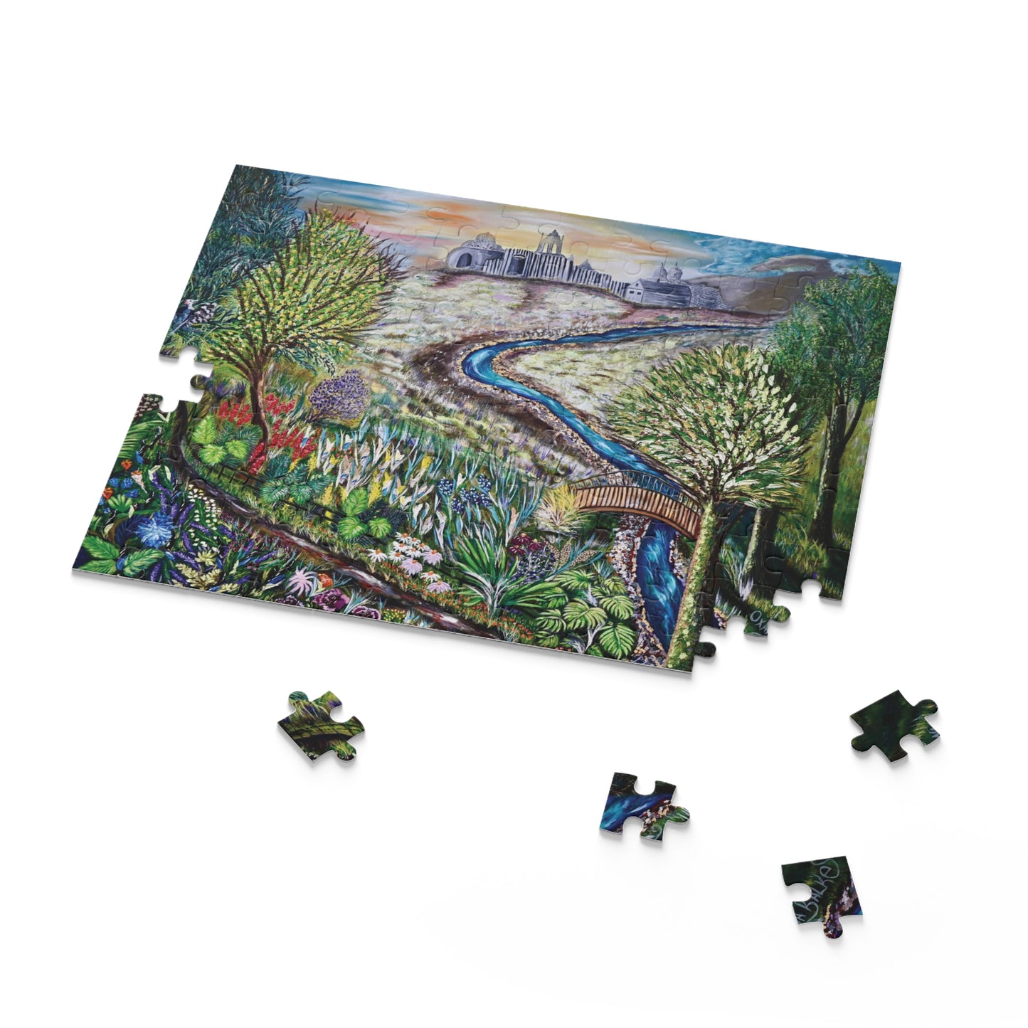 LOVER'S GARDEN TRAIL Puzzle (120, 252, 500-Piece)