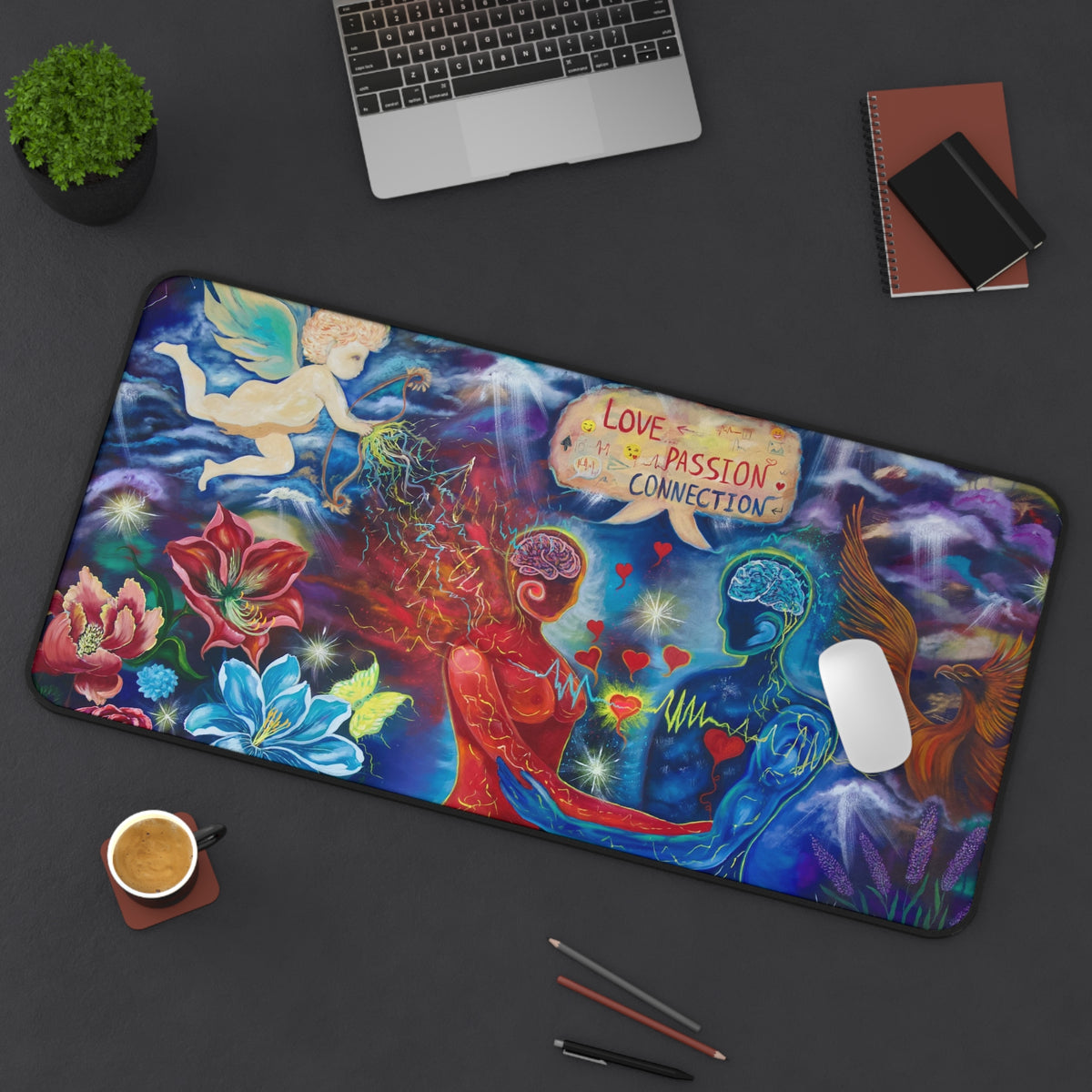 Desk Mat - Love, Passion & Connection Desk Mat