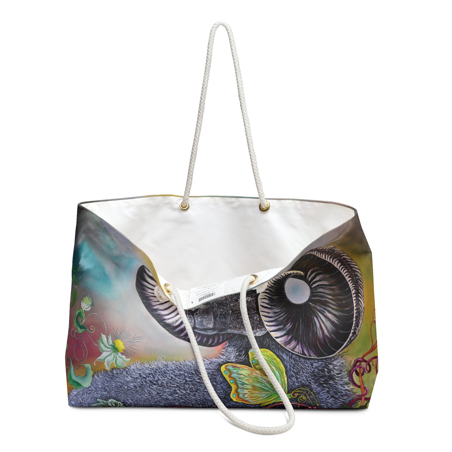 Ram and Butterfly Weekender Bag