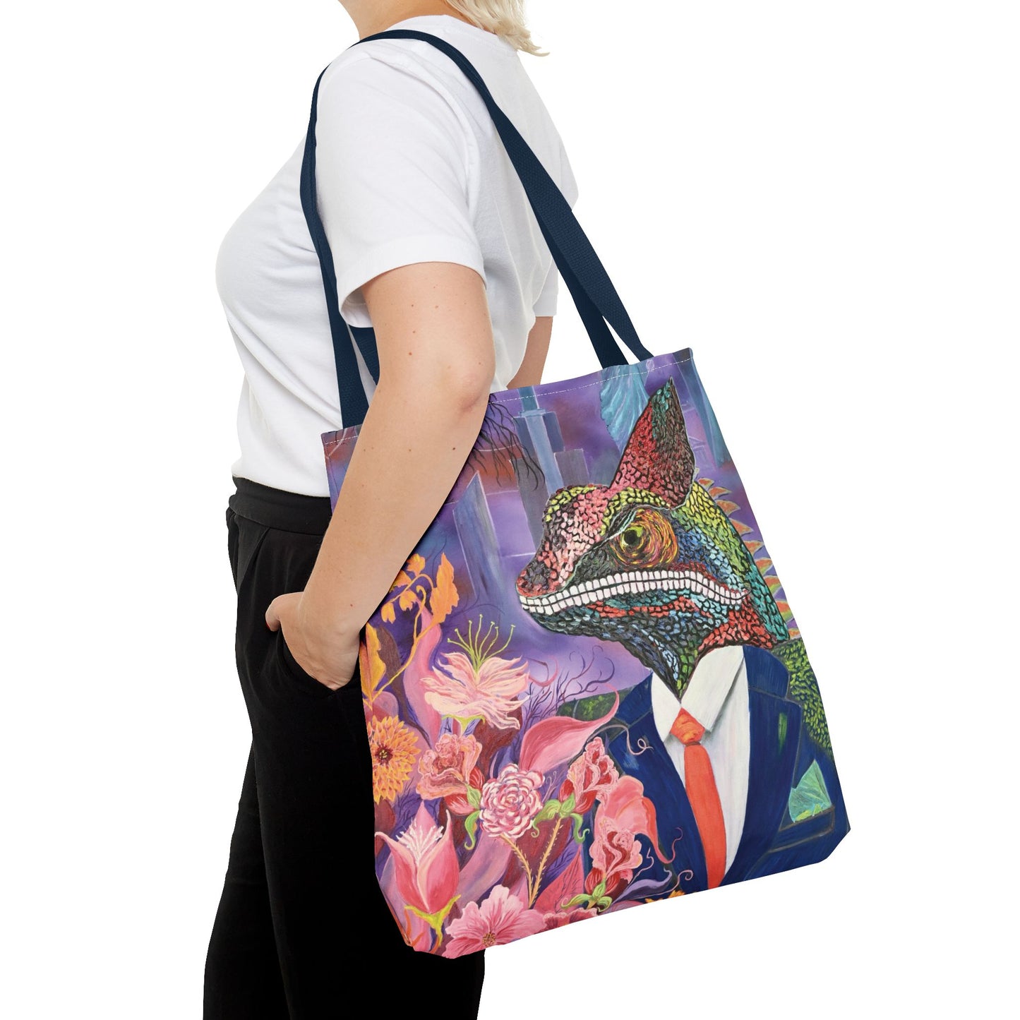 Chameleon's Anxious Heart Tote Bag