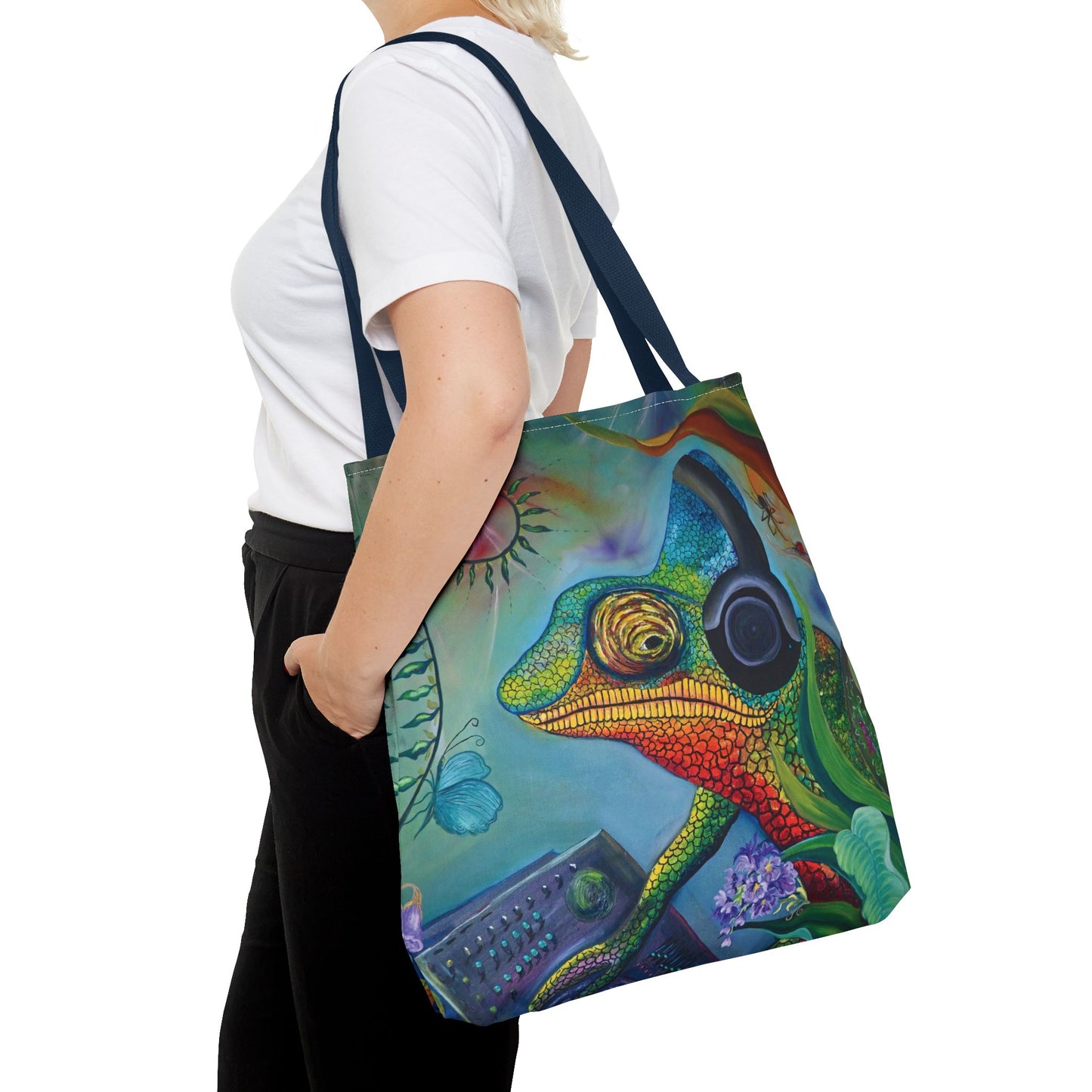 Chameleon's The Fearful Psyche Tote Bag (AOP)