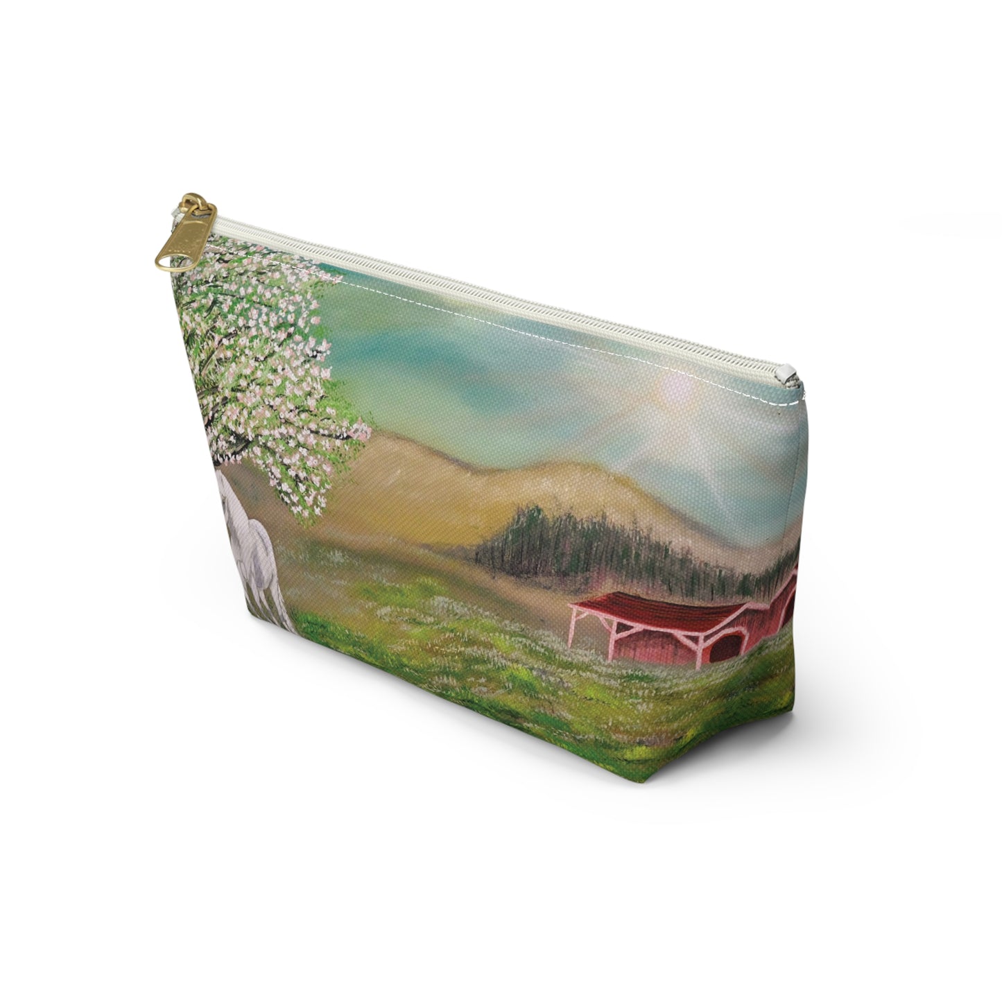 Equestrian-Themed Accessory Pouch