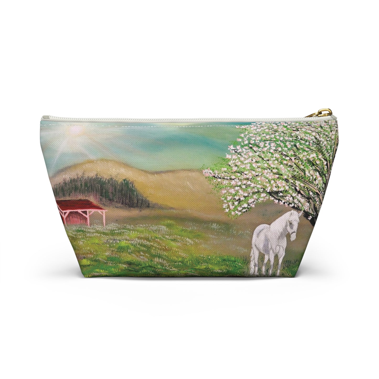 Equestrian-Themed Accessory Pouch
