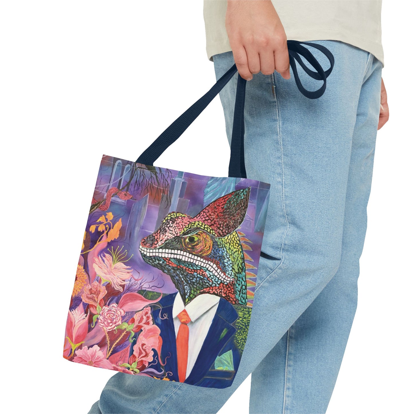 Chameleon's Anxious Heart Tote Bag