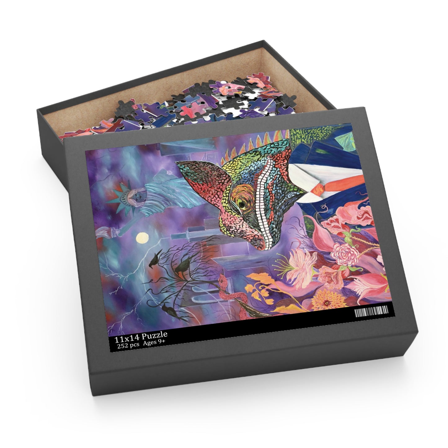CHAMELEON'S ANXIOUS HEART Puzzle (120, 252, 500-Piece)