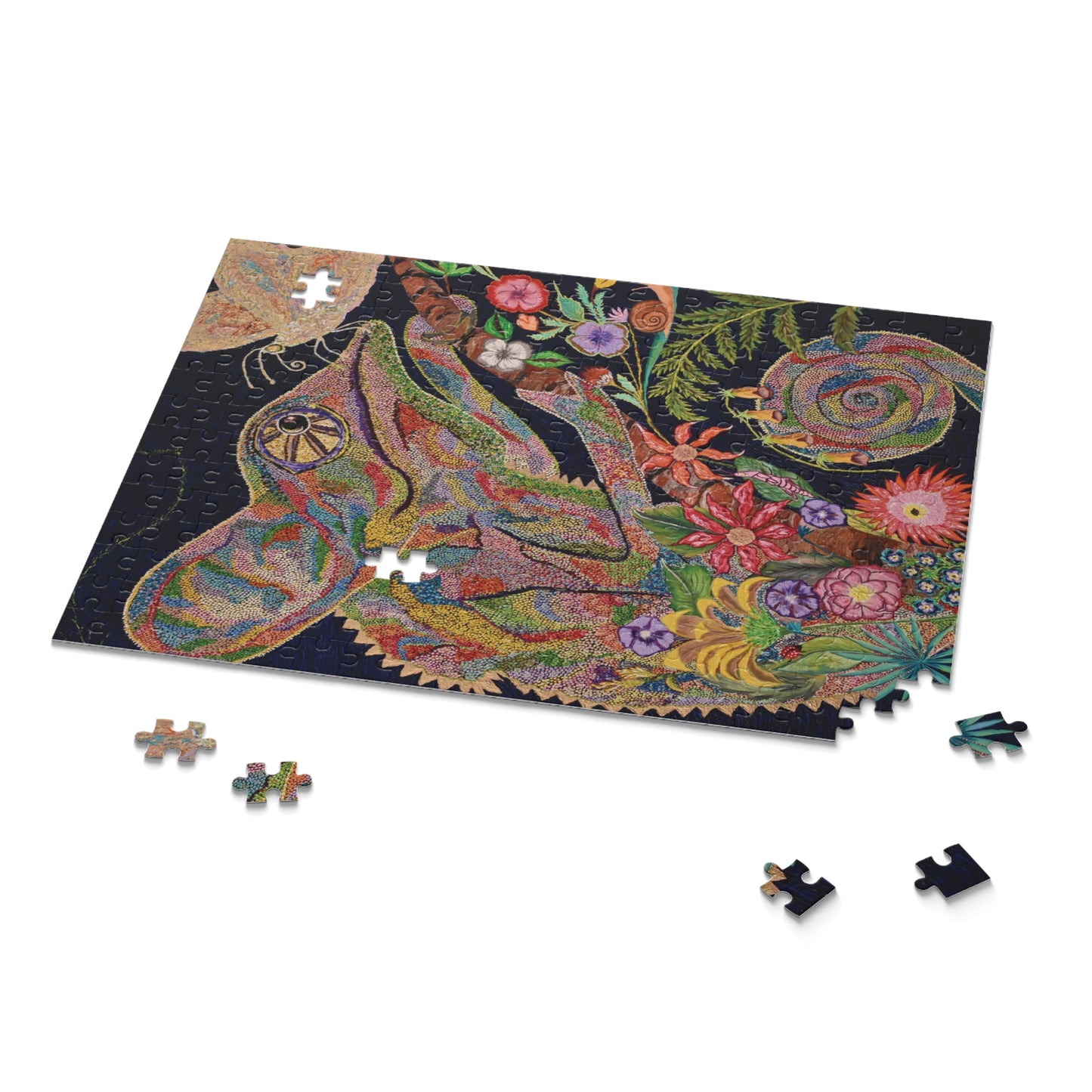 CHAMELEON AND BUTTERFLY Puzzle (120, 252, 500-Piece)