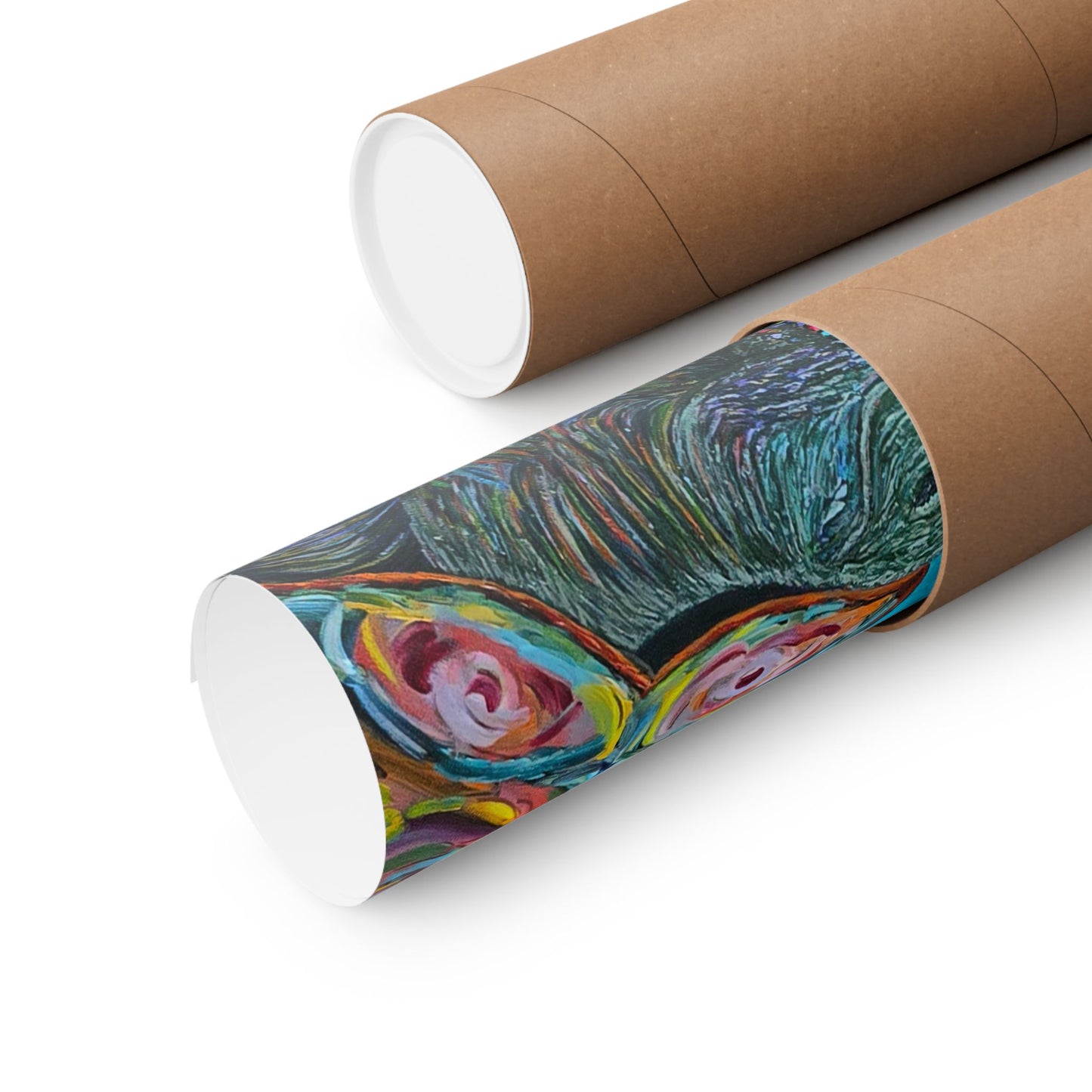 Tropical Turtle Matte Poster