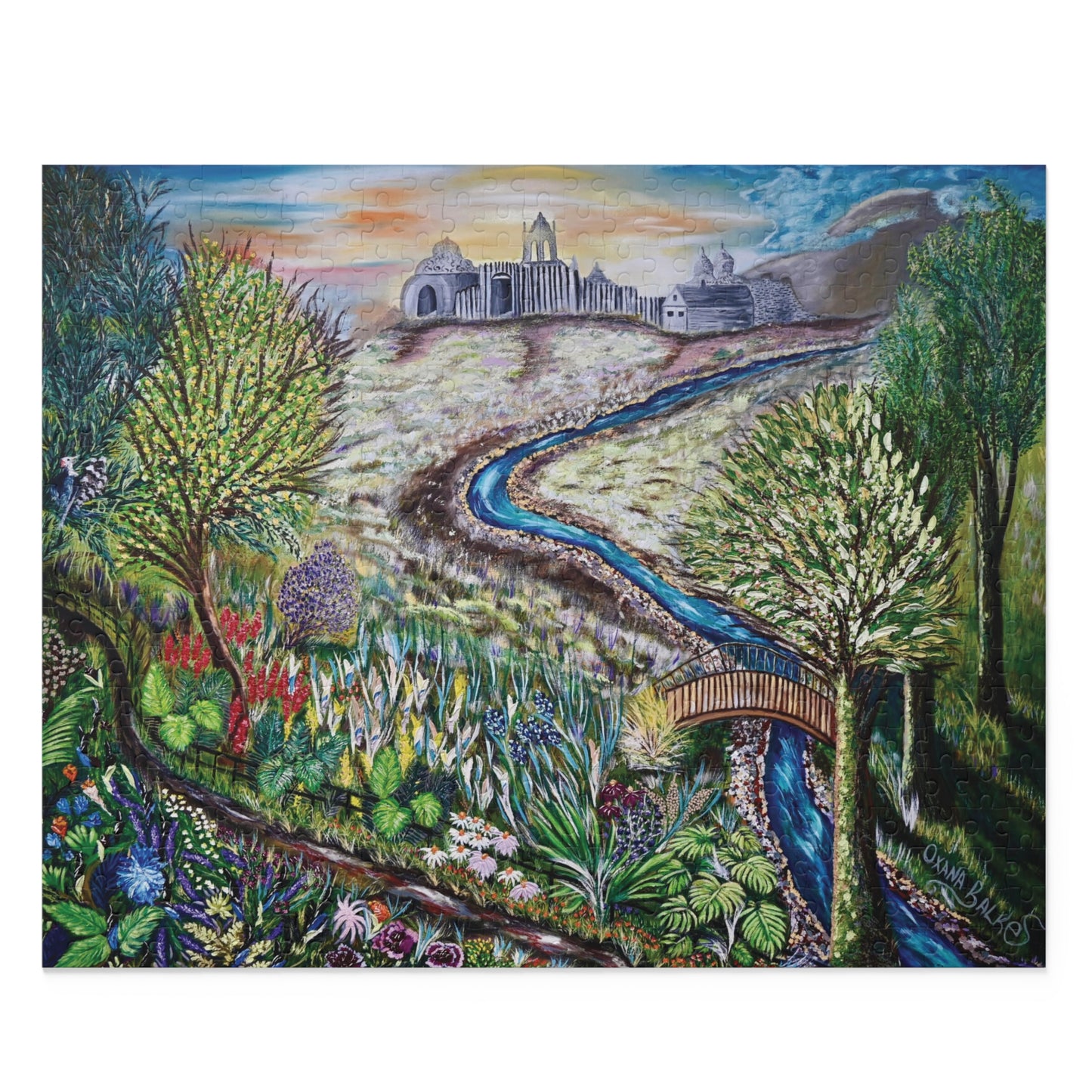 LOVER'S GARDEN TRAIL Puzzle (120, 252, 500-Piece)