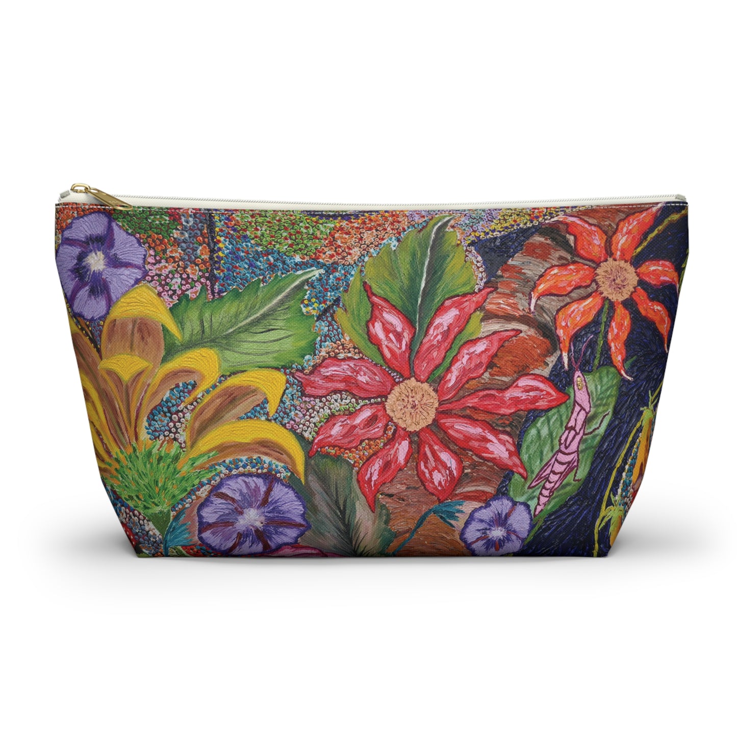 Floral Accessory Pouch