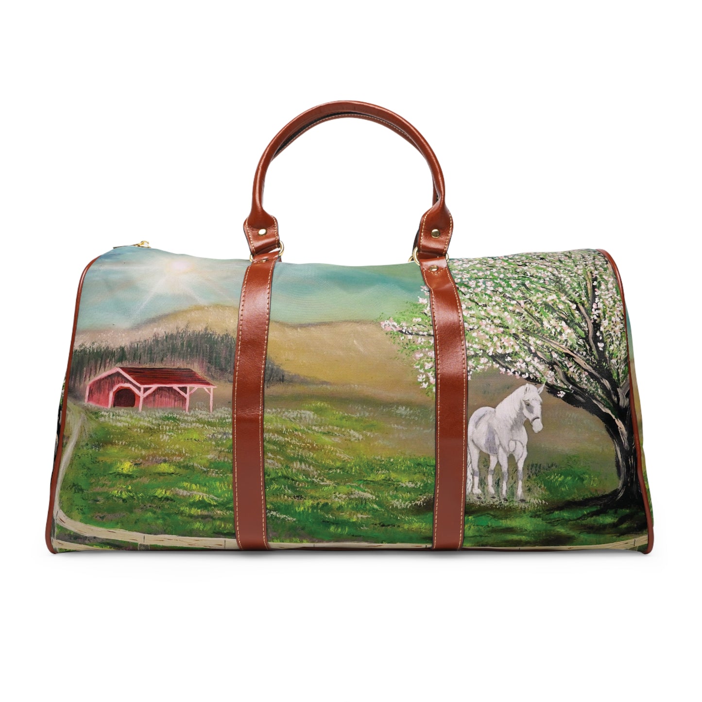 Horse & Ranch-Themed Duffel Travel Bag