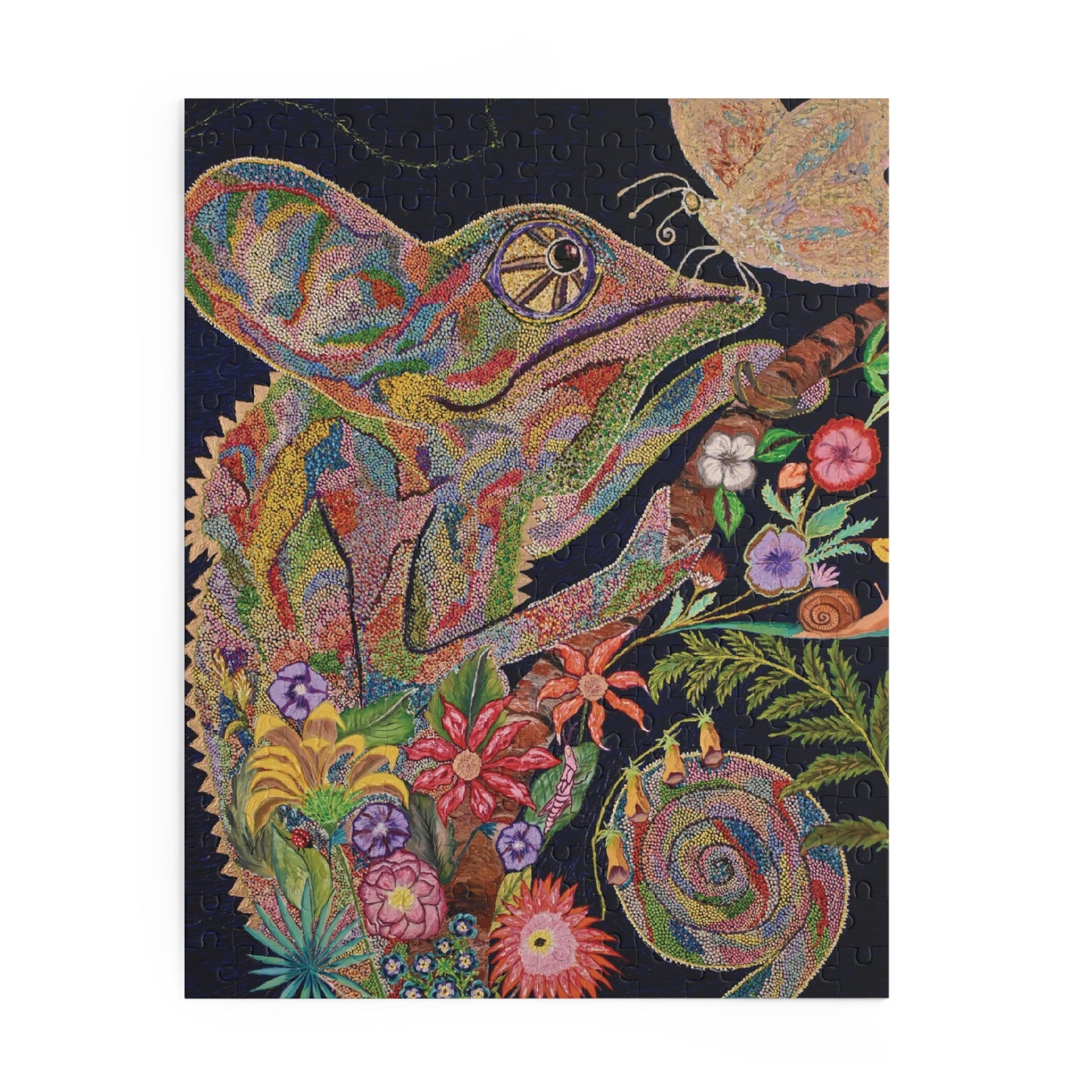 CHAMELEON AND BUTTERFLY Puzzle (120, 252, 500-Piece)