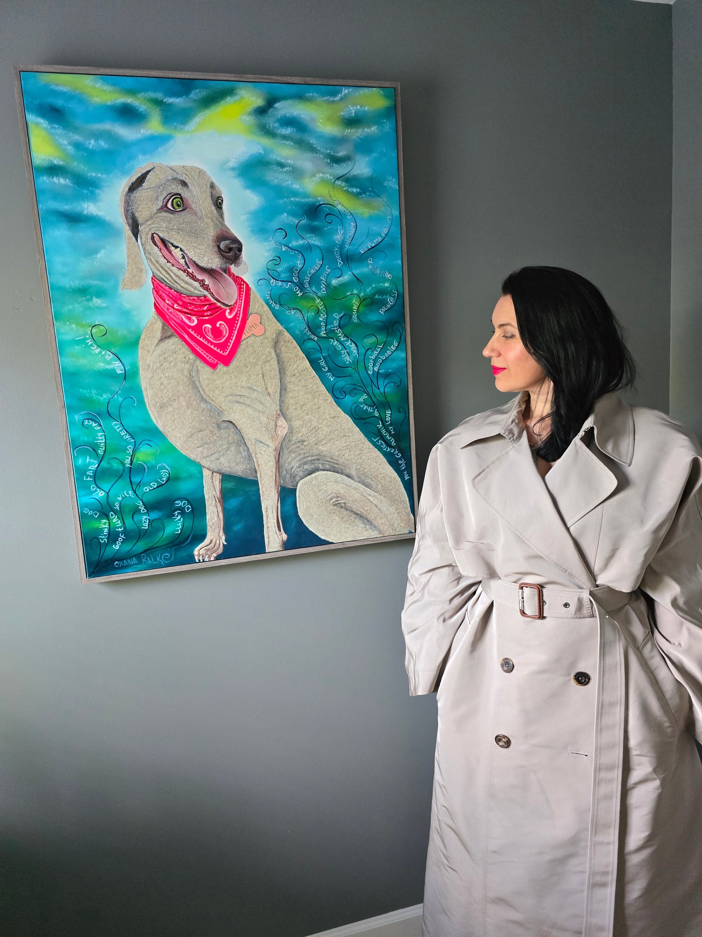 Canvas Print - HAPPY DOG