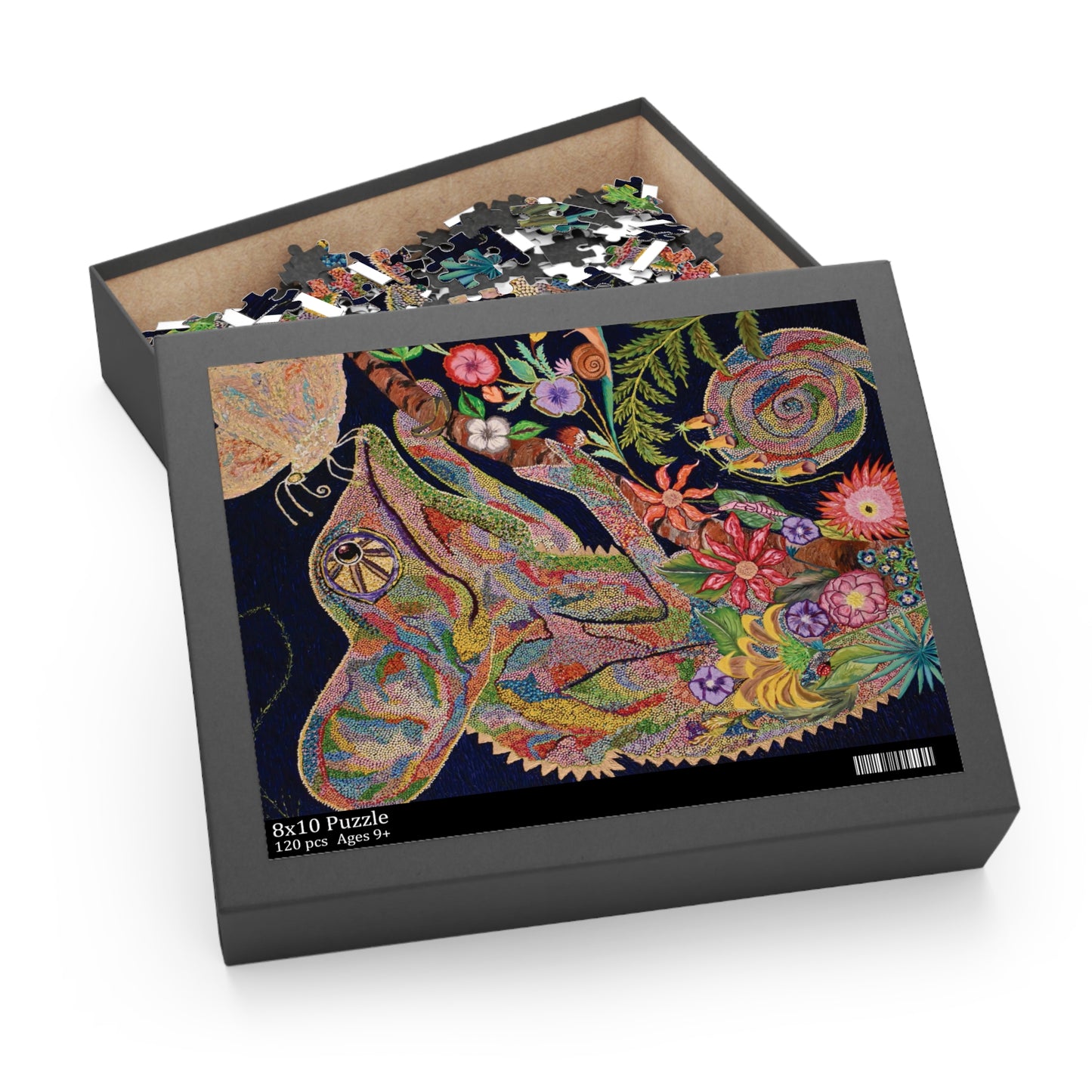 CHAMELEON AND BUTTERFLY Puzzle (120, 252, 500-Piece)