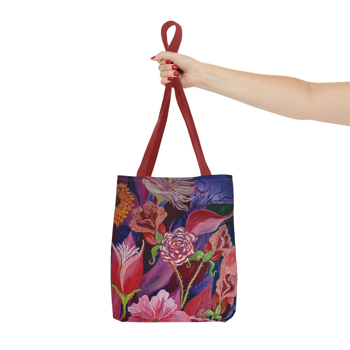 Nighttime Flowers Tote Bag