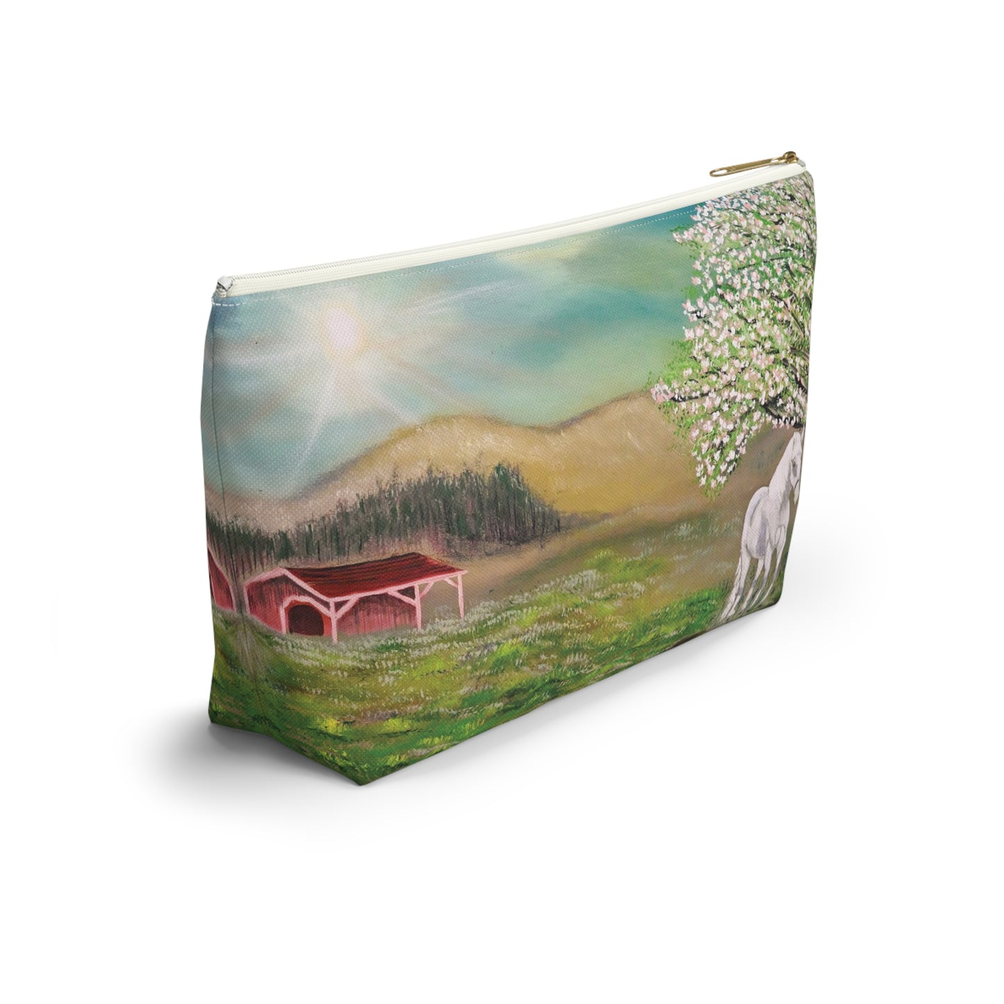 Equestrian-Themed Accessory Pouch