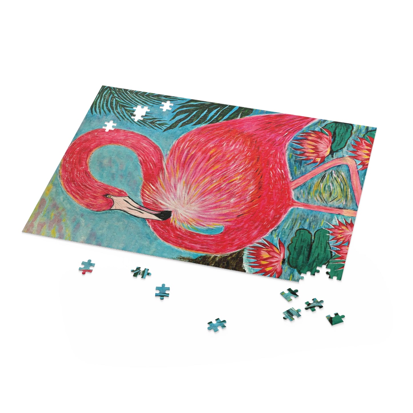 PINK FLAMINGO Puzzle (120, 252, 500-Piece)