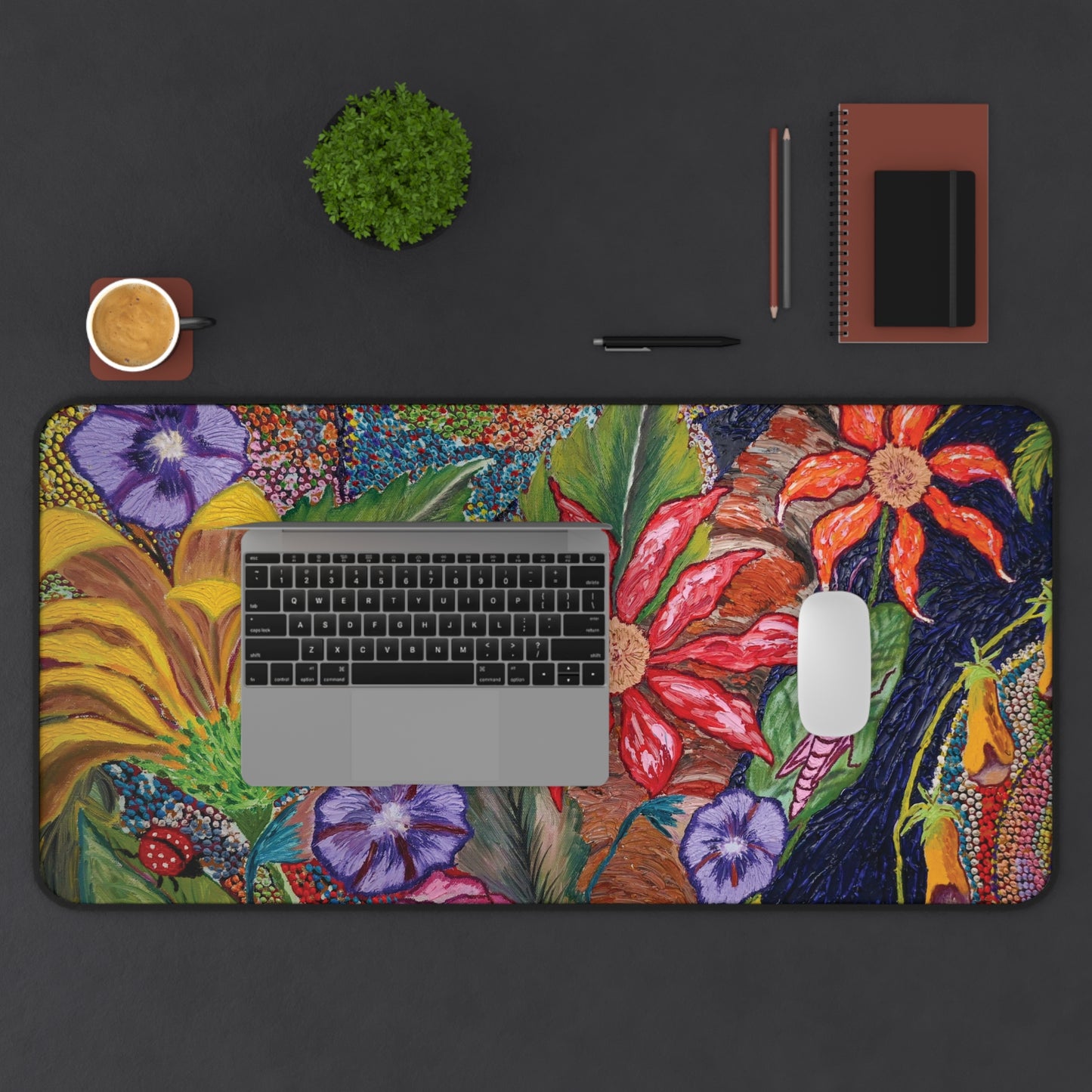 Desk Mat - Vibrant Floral