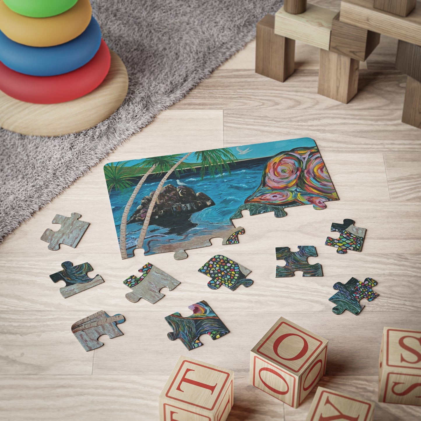 HAPPY TURTLE Kids' Puzzle, 30-Piece