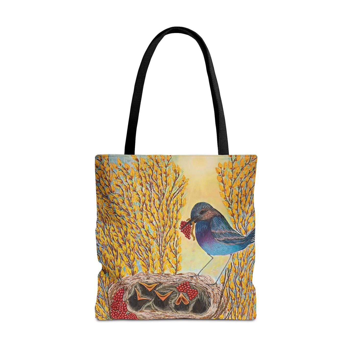 Bird Very Berry Tote Bag