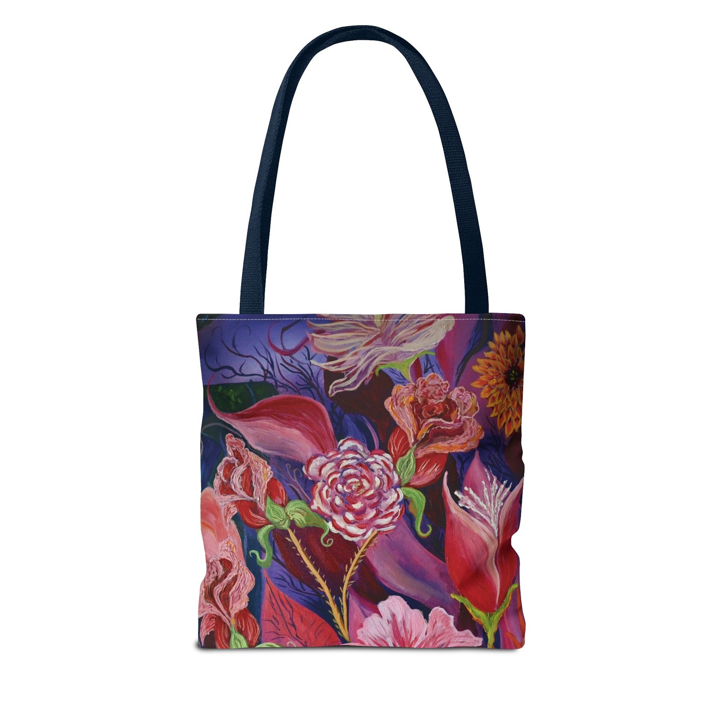Nighttime Flowers Tote Bag