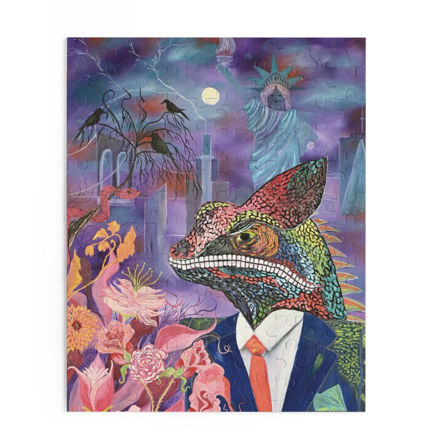 CHAMELEON'S ANXIOUS HEART Puzzle (120, 252, 500-Piece)