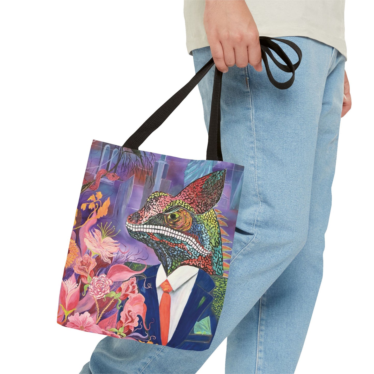 Chameleon's Anxious Heart Tote Bag