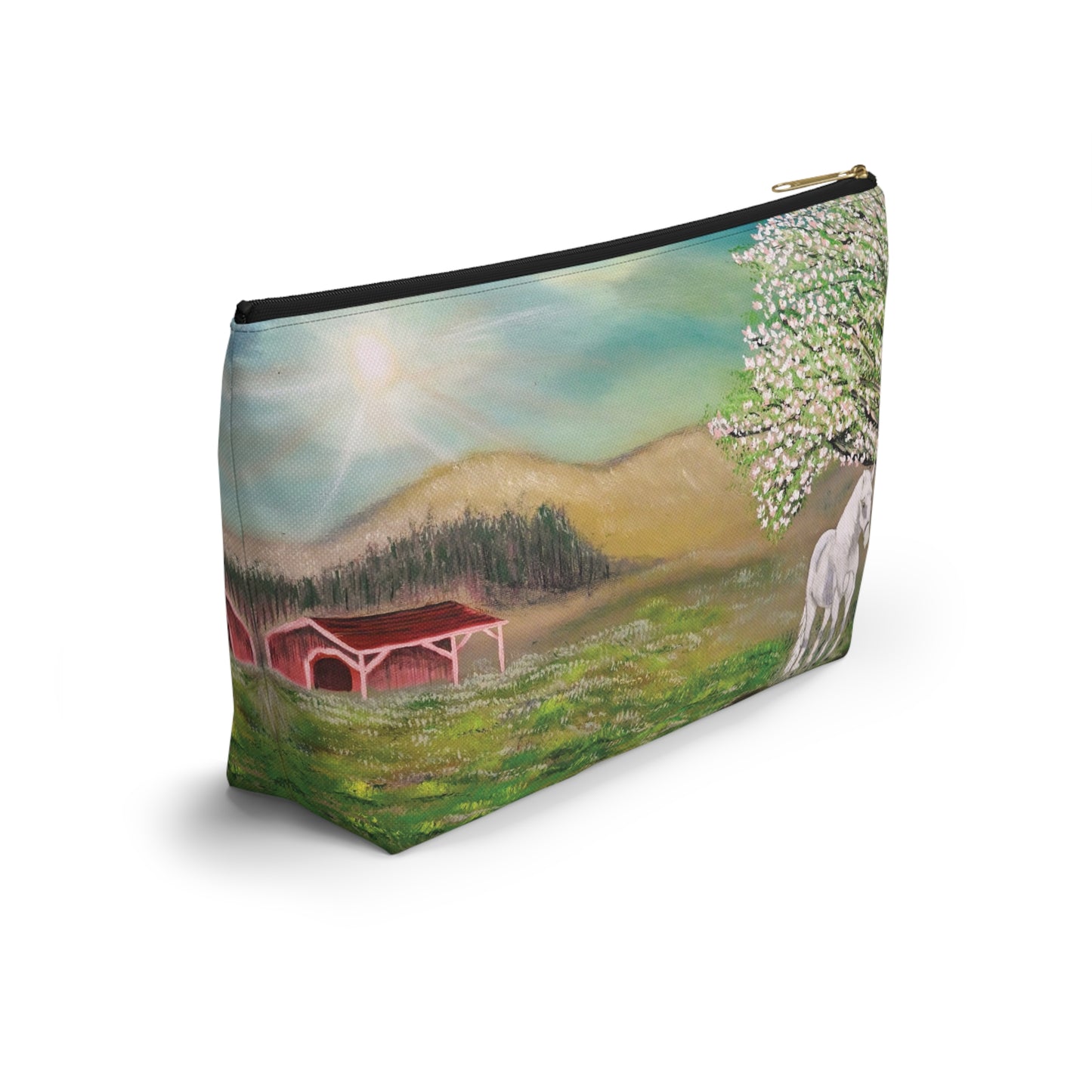 Equestrian-Themed Accessory Pouch