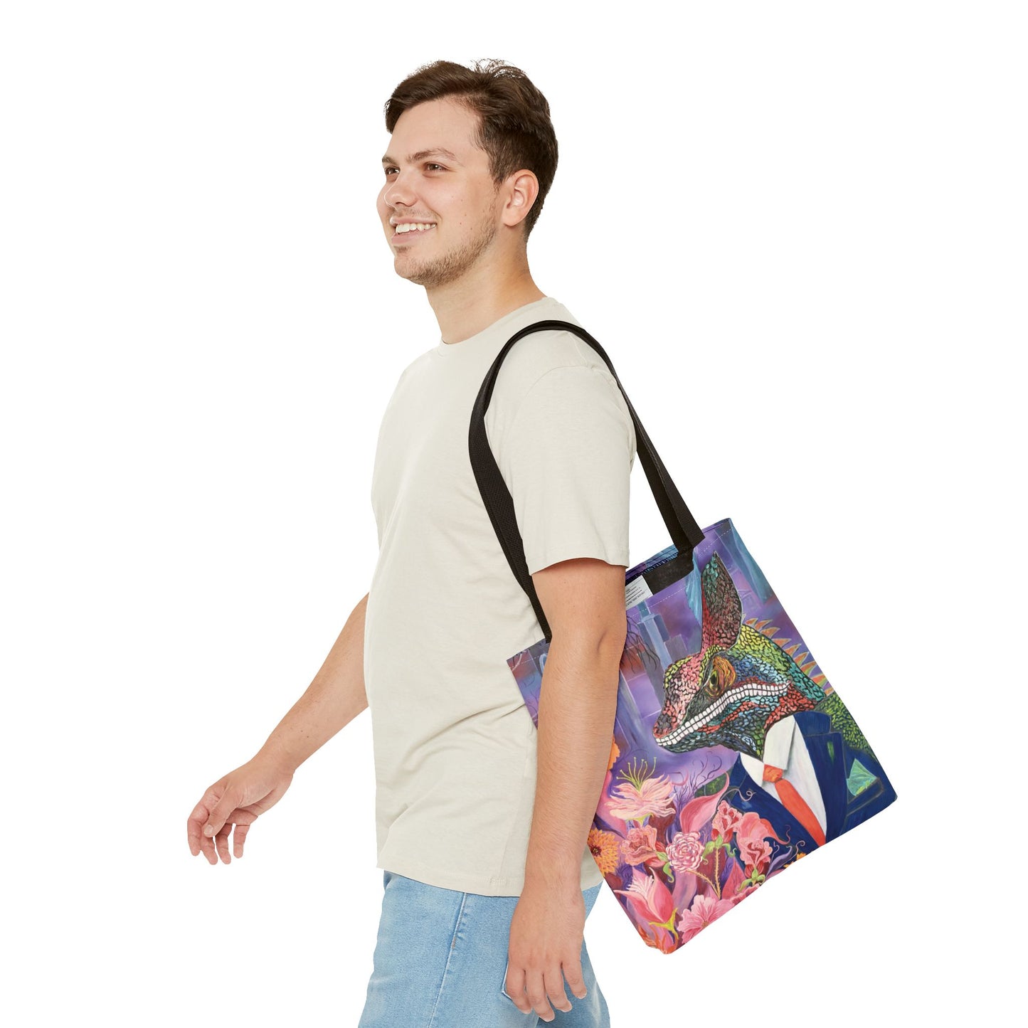 Chameleon's Anxious Heart Tote Bag