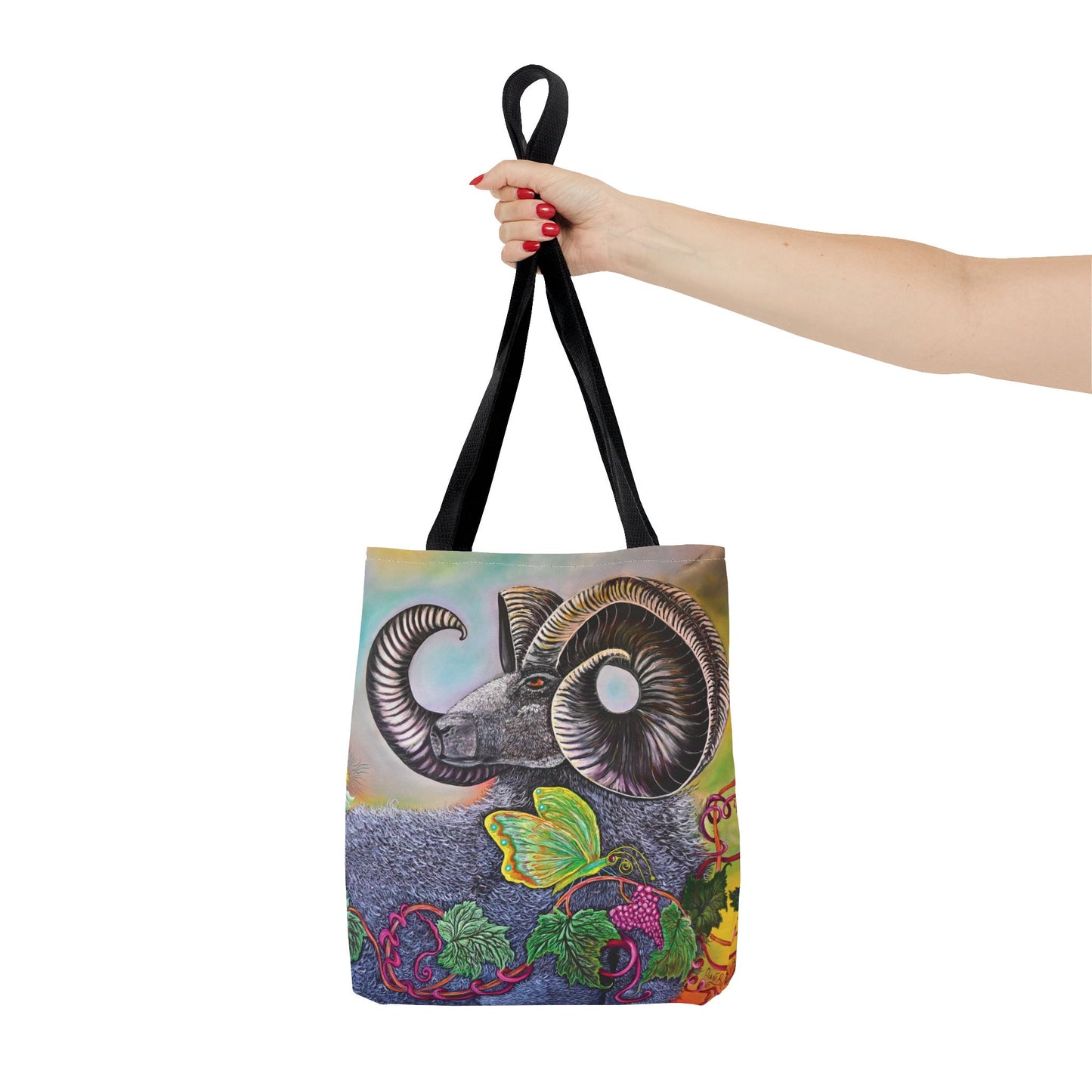 Artistic Ram Tote Bag
