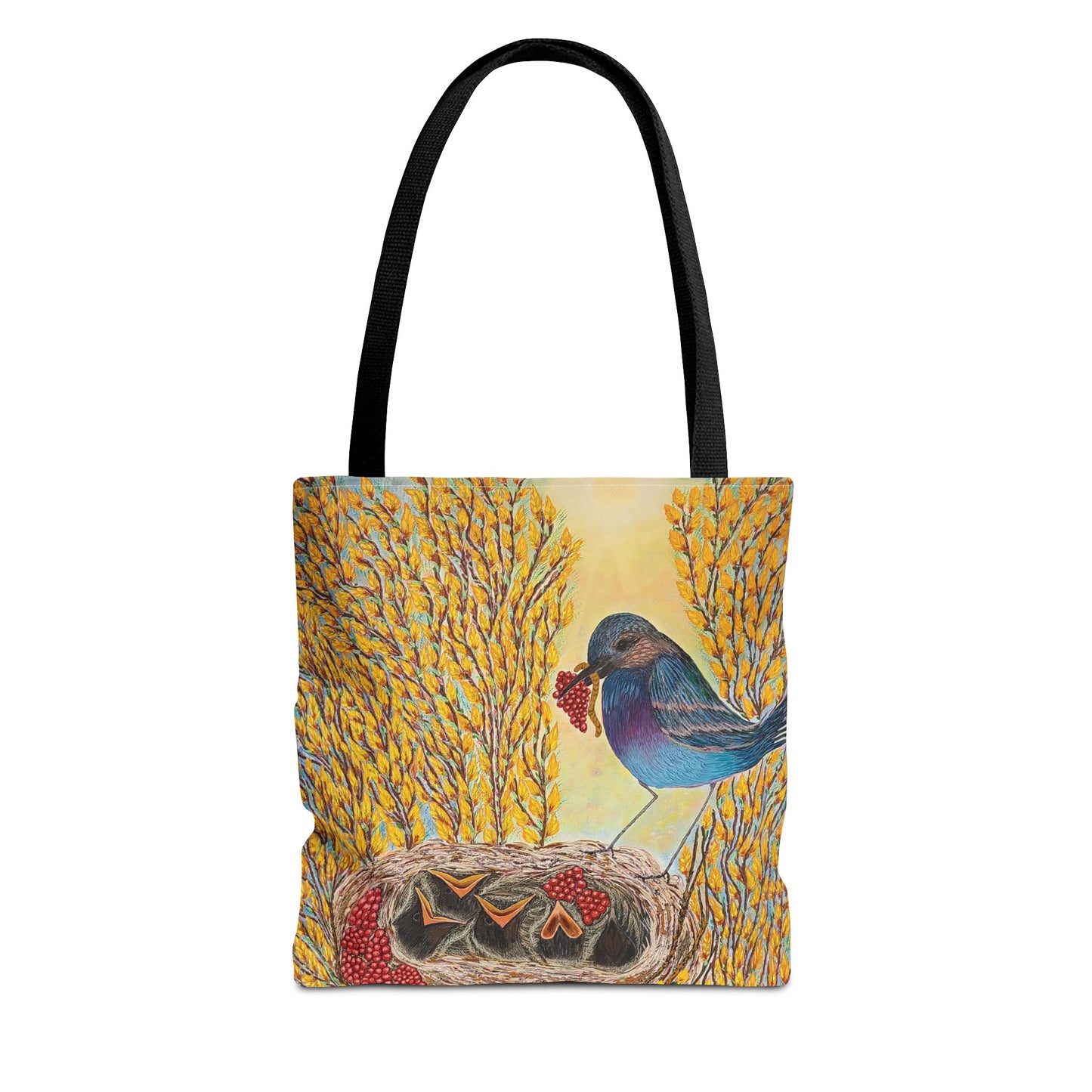 Bird Very Berry Tote Bag
