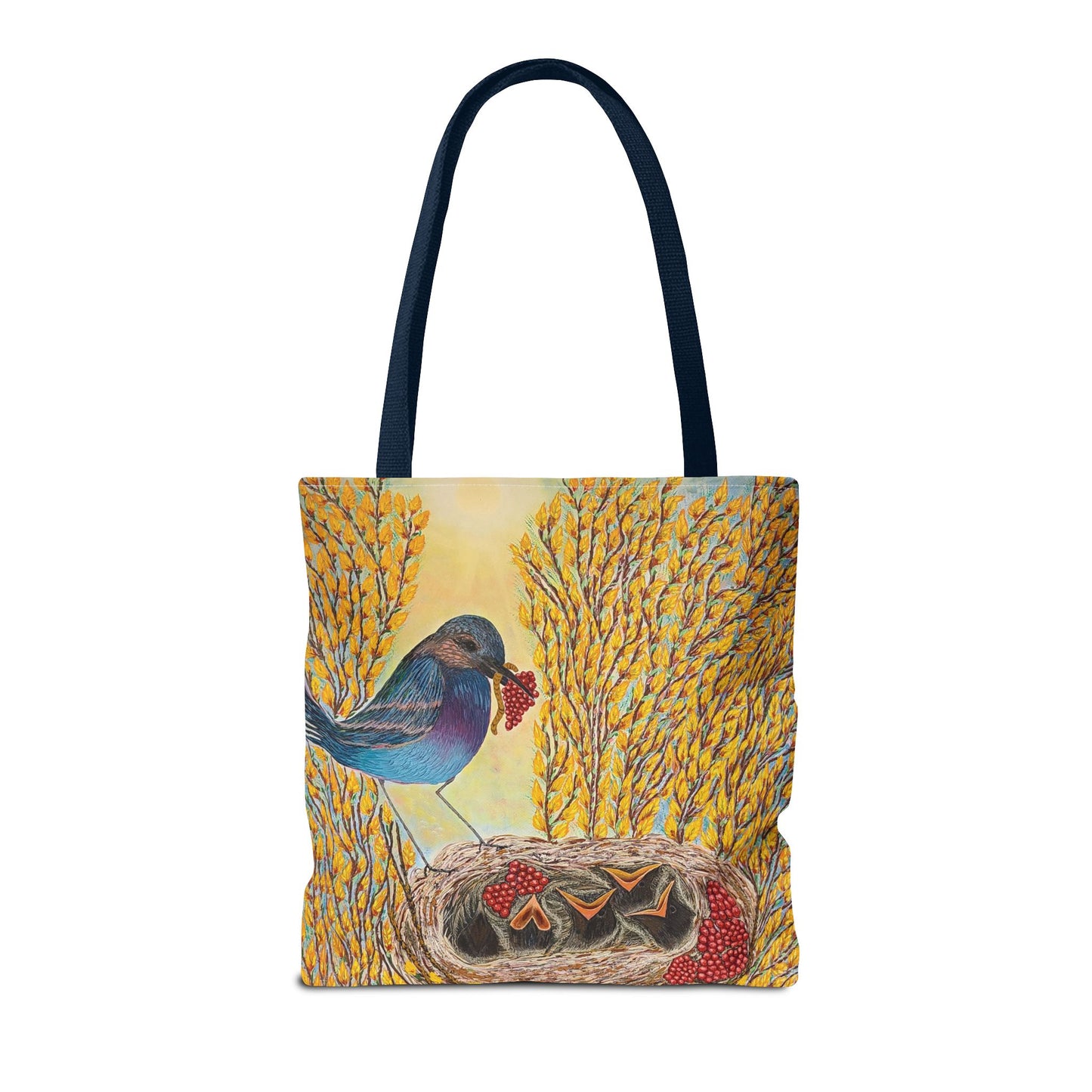 Bird Very Berry Tote Bag