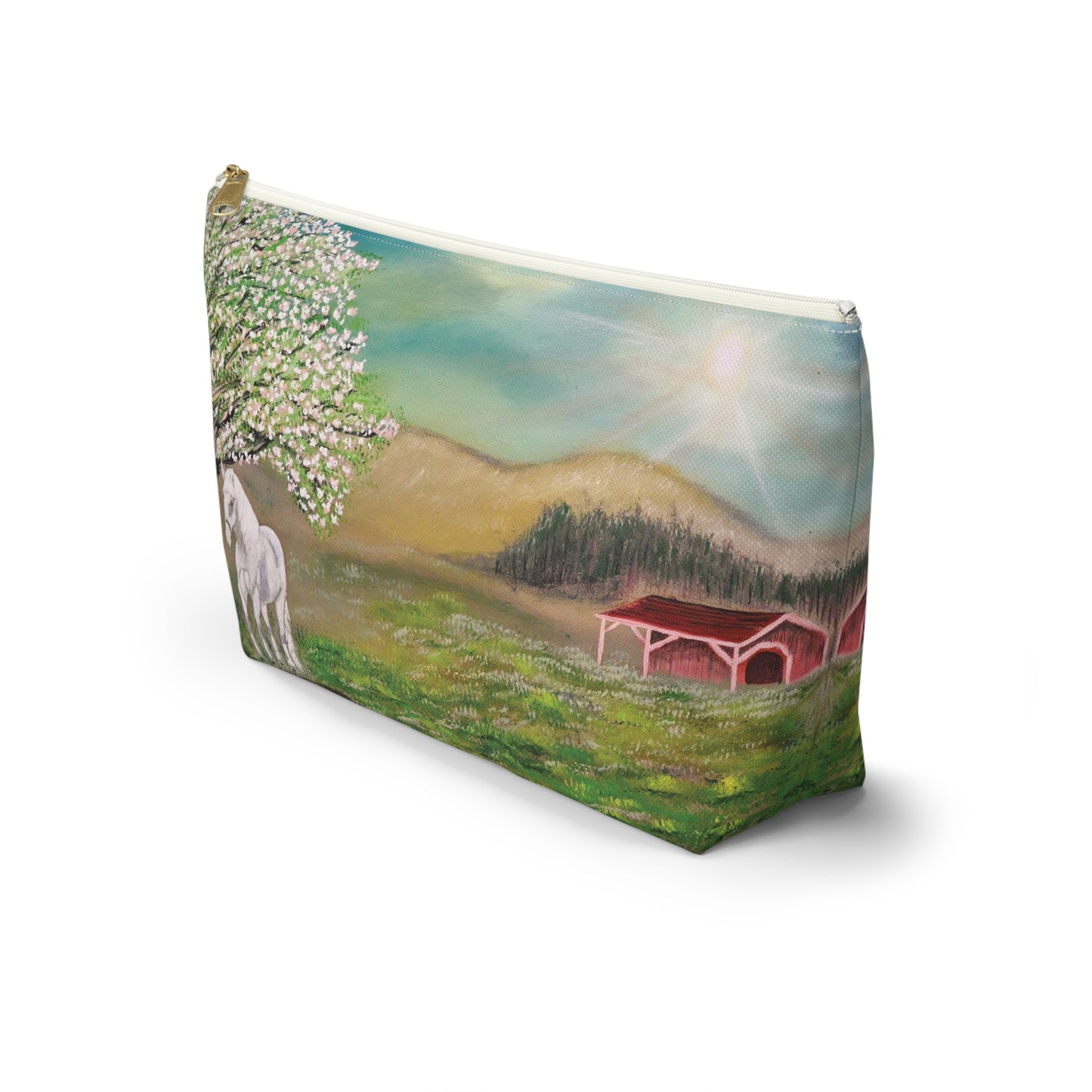 Equestrian-Themed Accessory Pouch