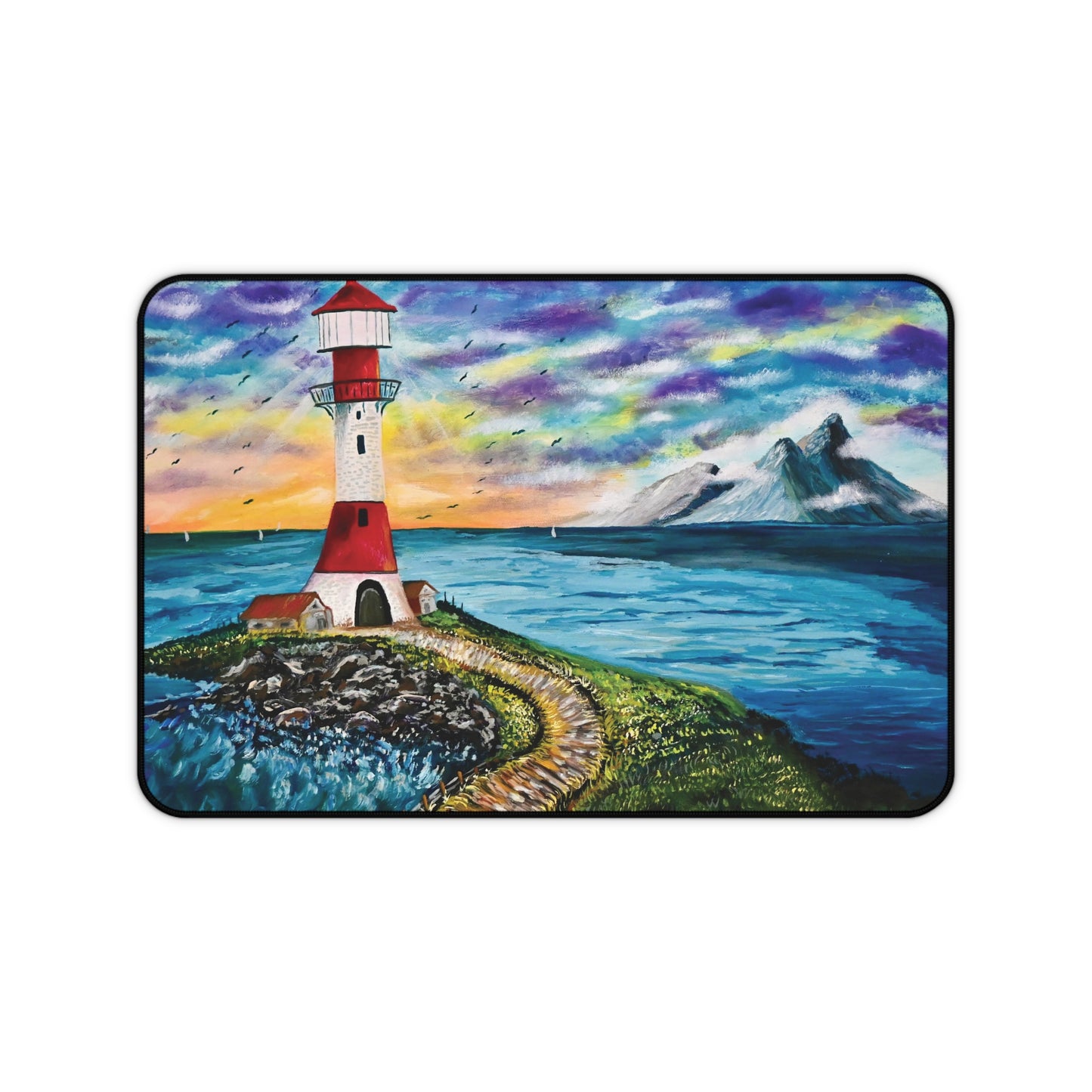 Desk Mat - Coastal Lighthouse