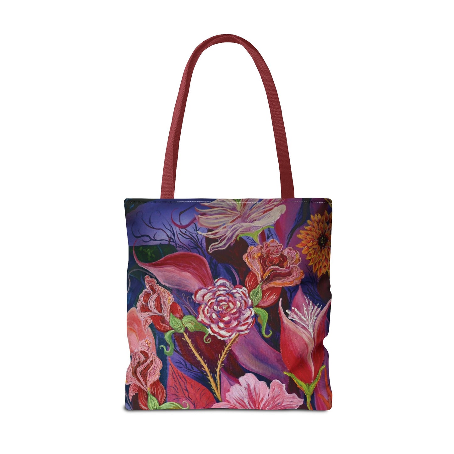 Nighttime Flowers Tote Bag