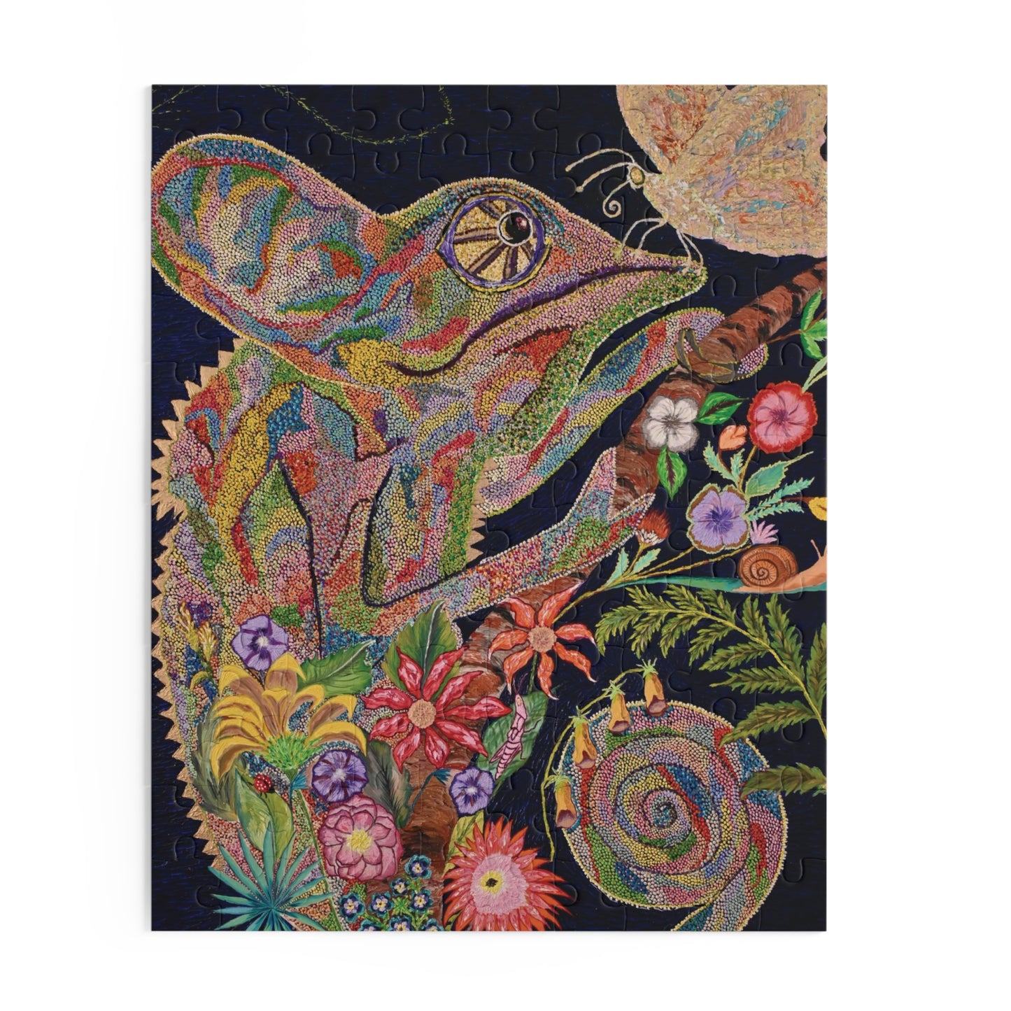 CHAMELEON AND BUTTERFLY Puzzle (120, 252, 500-Piece)