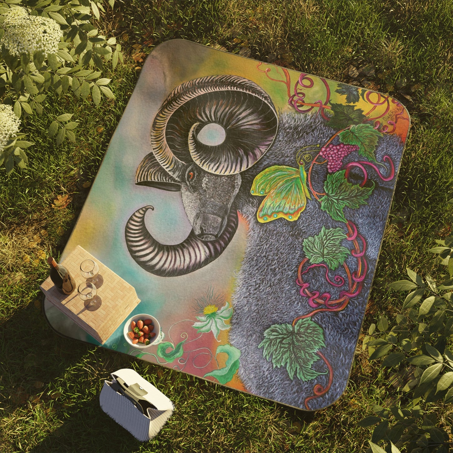 Ram Picnic Blanket