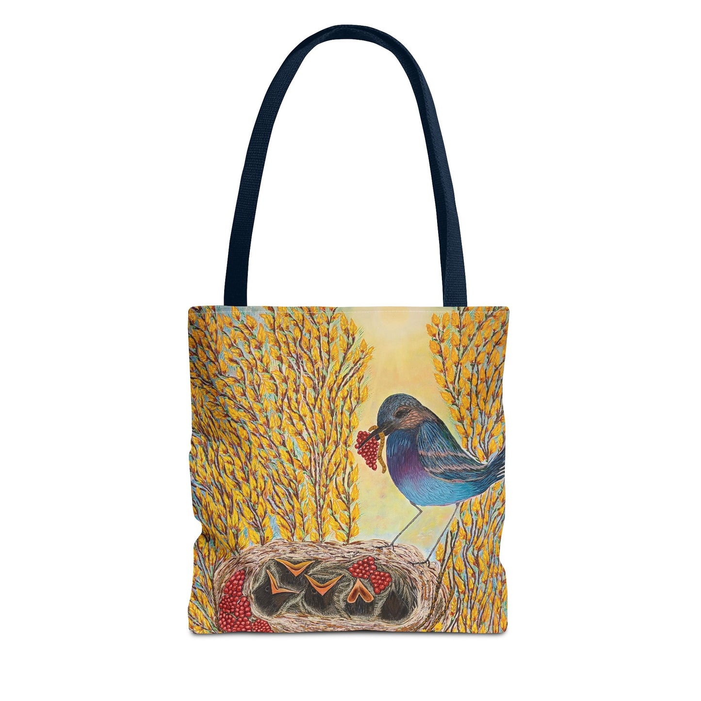 Bird Very Berry Tote Bag